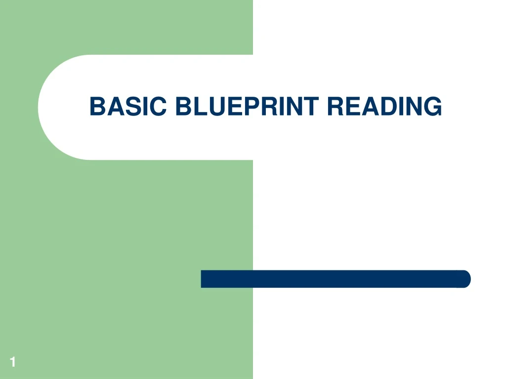 PPT - BASIC BLUEPRINT READING PowerPoint Presentation, Free Download ...