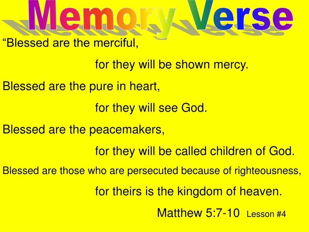 memory verse n.