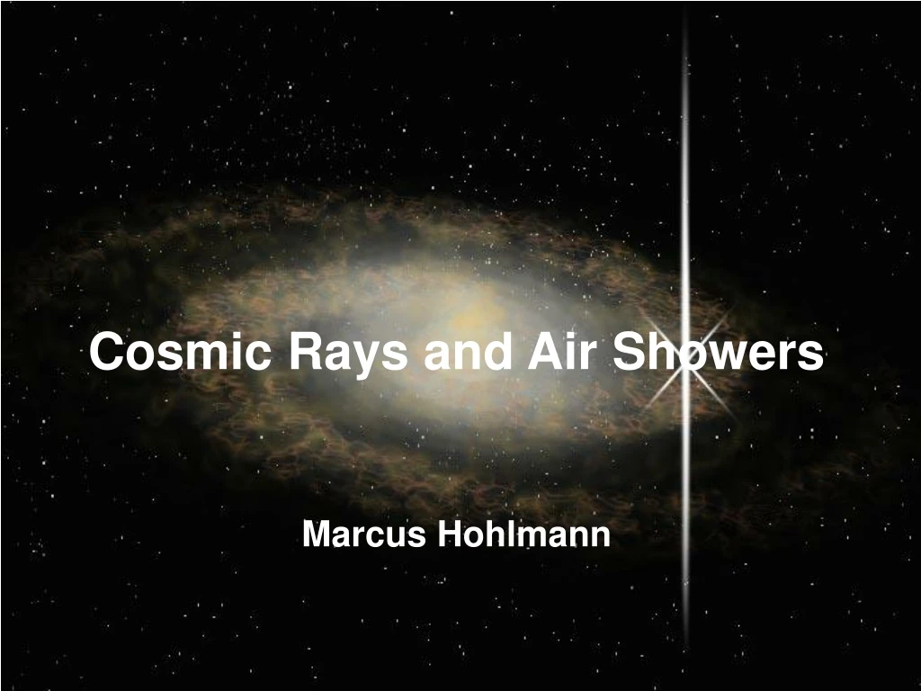 cosmic rays and air showers n.