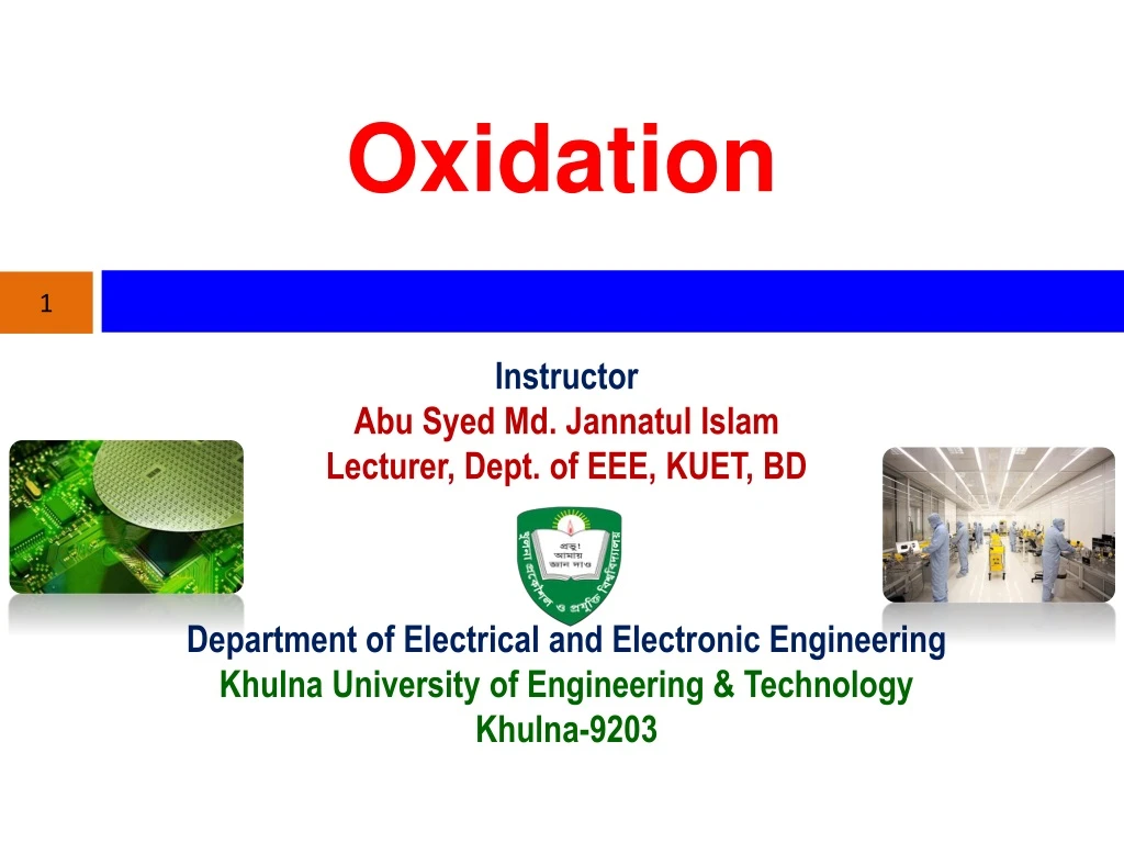 oxidation n.