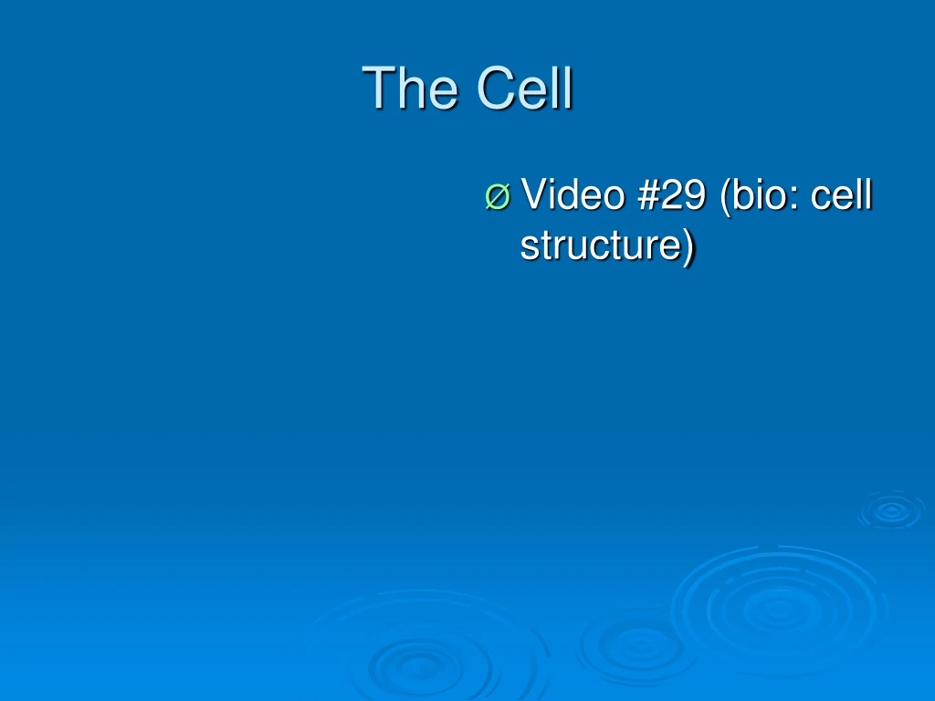 PPT - The Cell PowerPoint Presentation, Free Download - ID:9072452