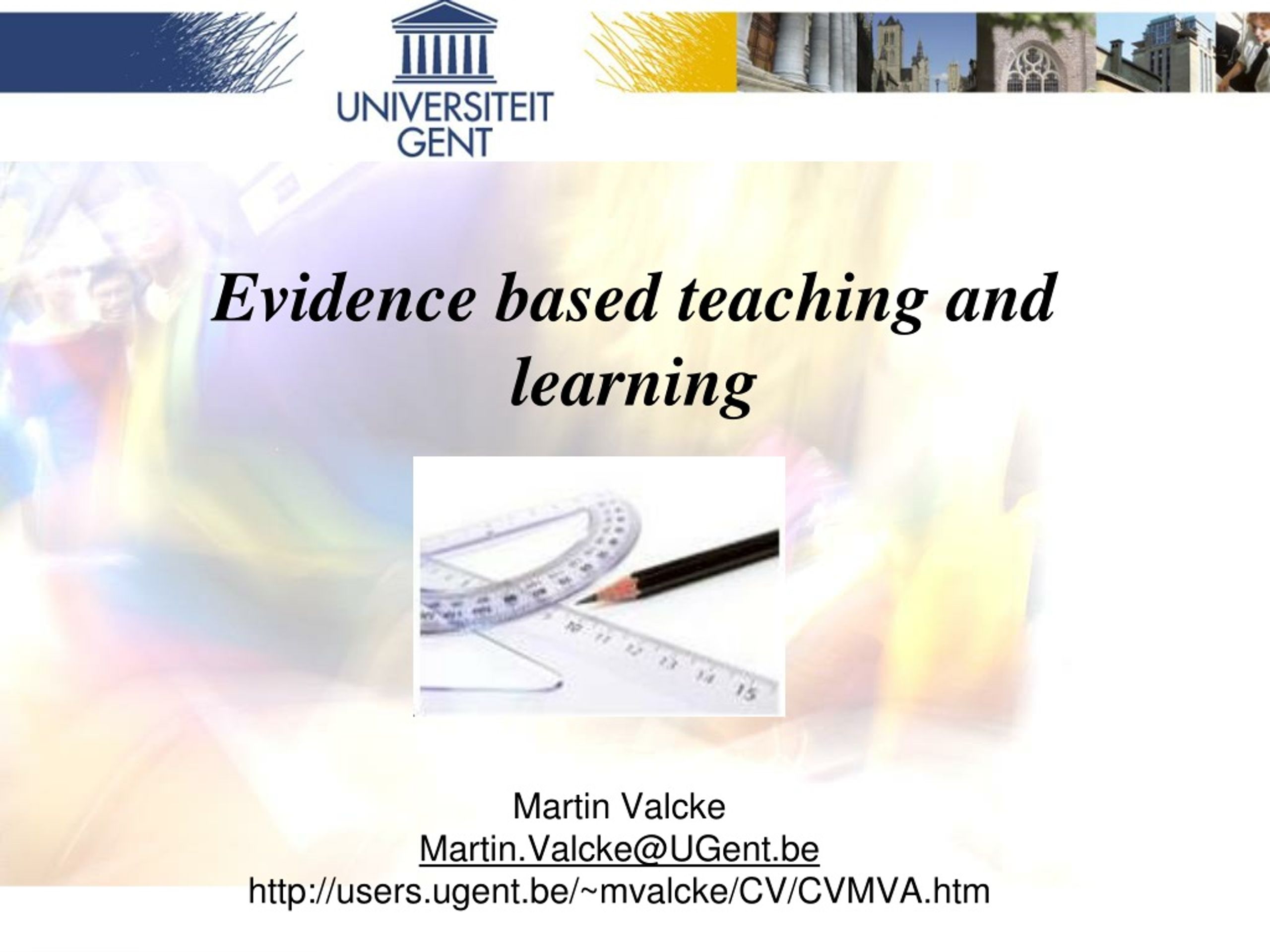 PPT - Evidence Based Teaching And Learning PowerPoint Presentation ...