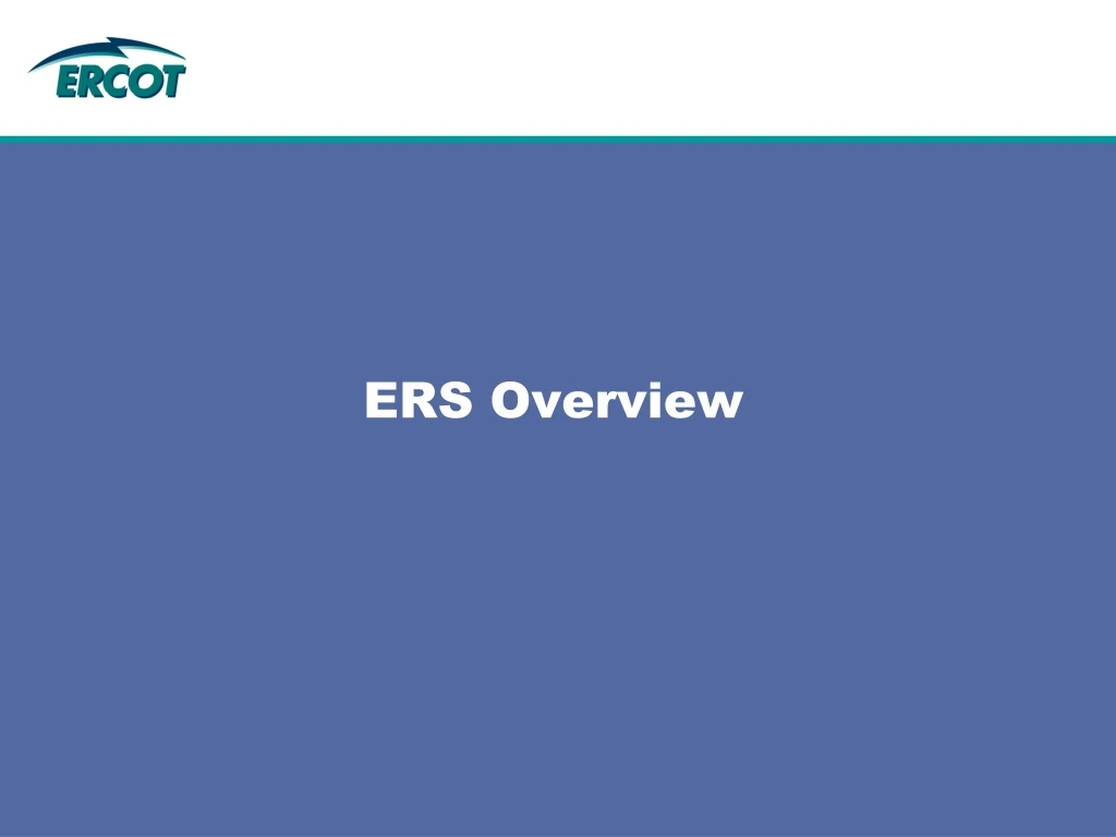 ers overview n.