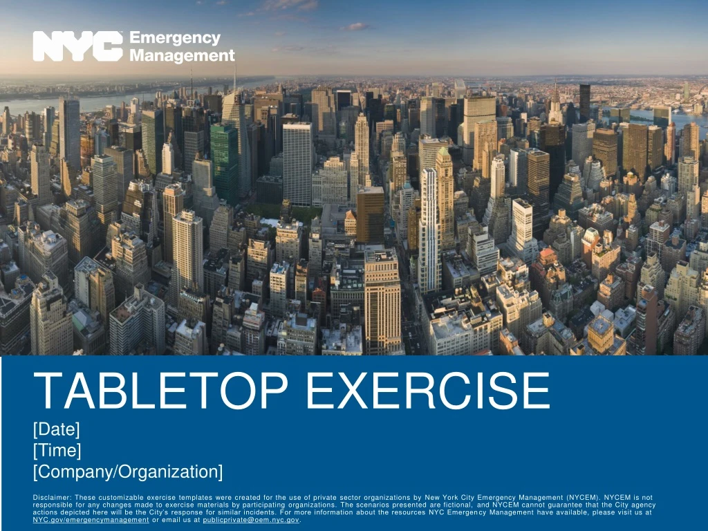 PPT Tabletop exercise PowerPoint Presentation, free download ID9074119