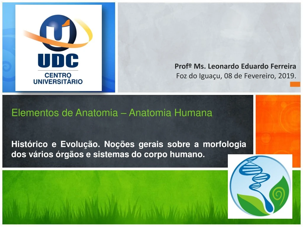 PPT Elementos De Anatomia Anatomia Humana PowerPoint Presentation ID