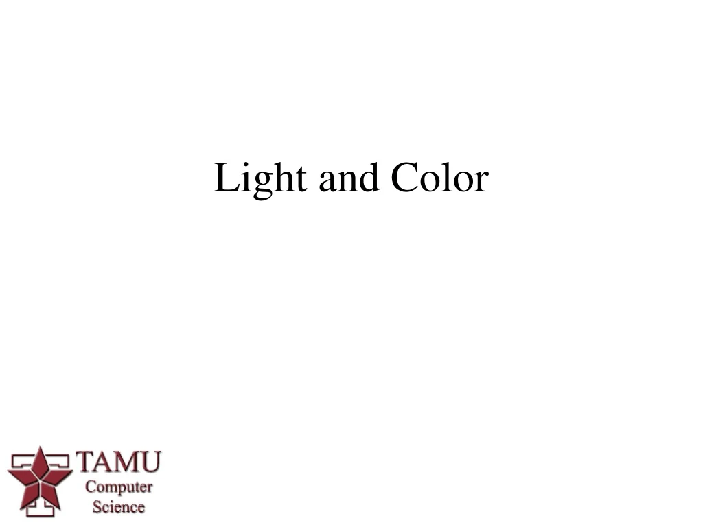 light and color n.