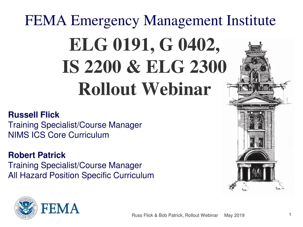 PPT - FEMA Emergency Management Institute PowerPoint Presentation, Free ...