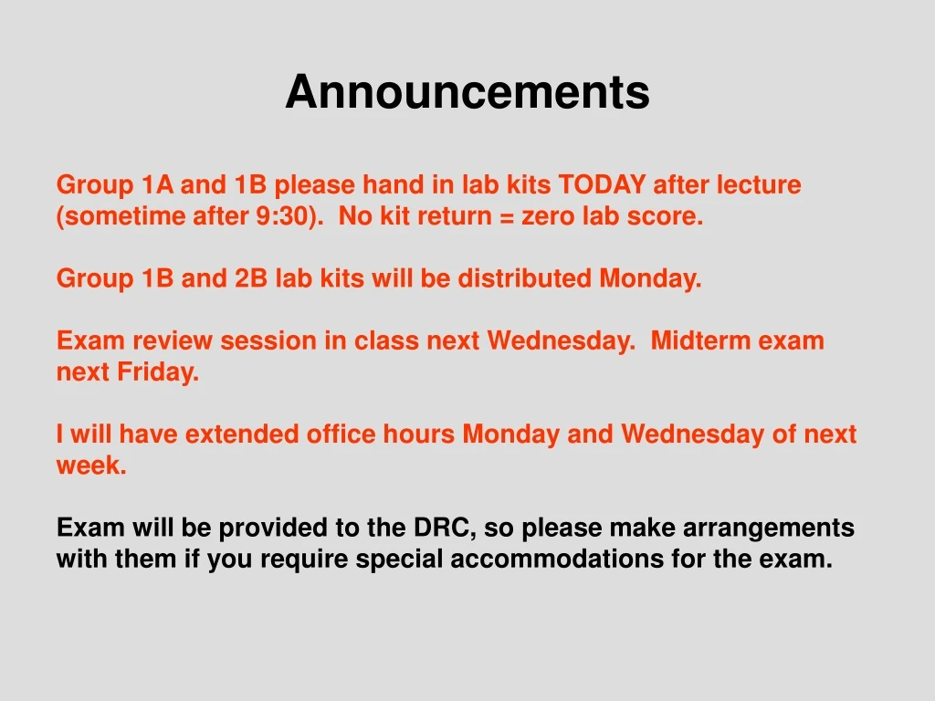 announcements n.
