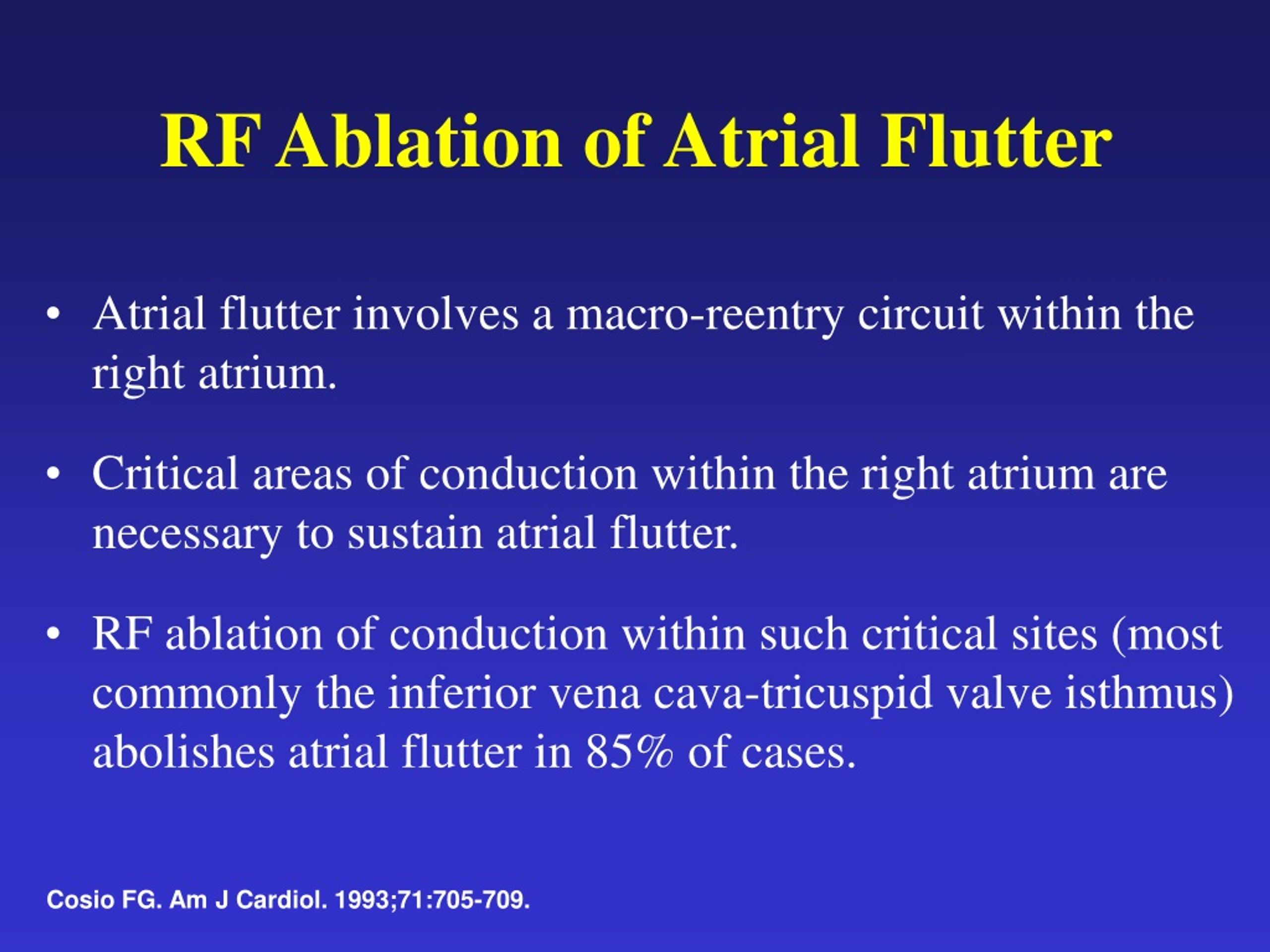 atrial flutter treatment
