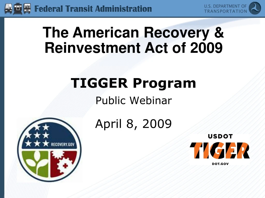 the american recovery reinvestment act of 2009 n.