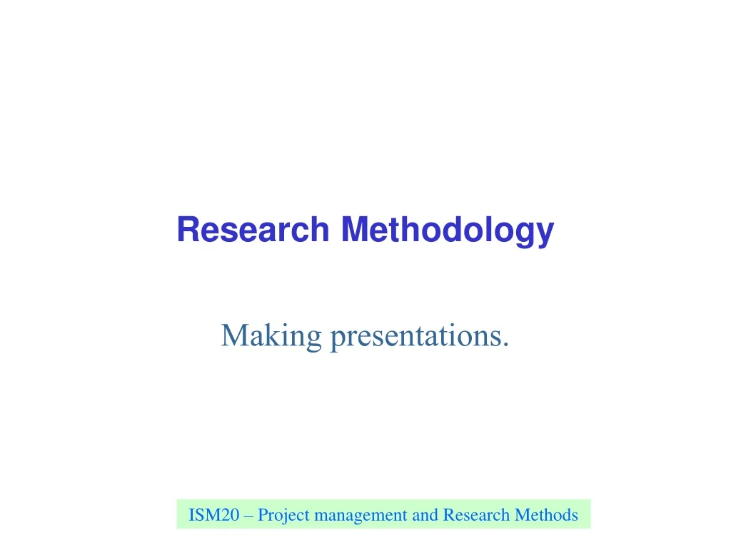 Ppt Research Methodology Powerpoint Presentation Free Download Id 9079827