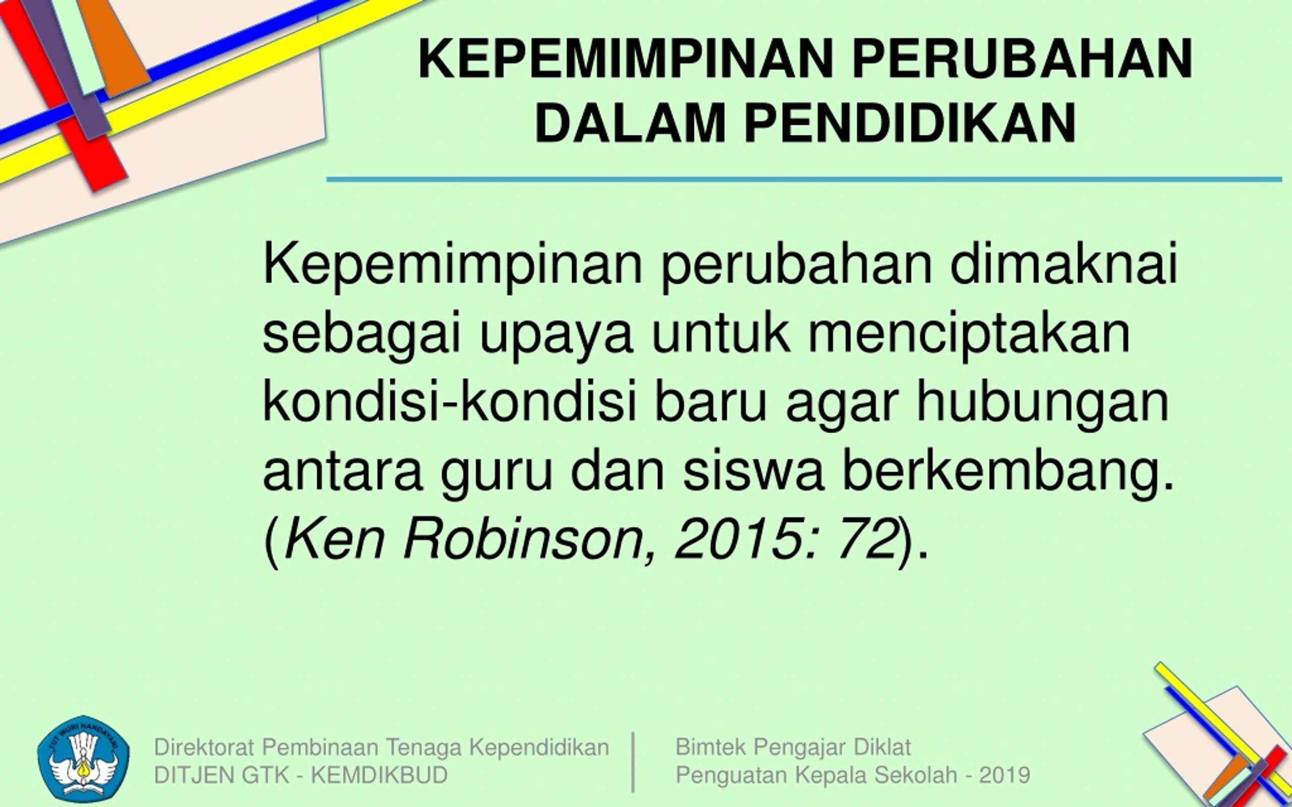 PPT - KEPEMIMPINAN PERUBAHAN PowerPoint Presentation, Free Download ...