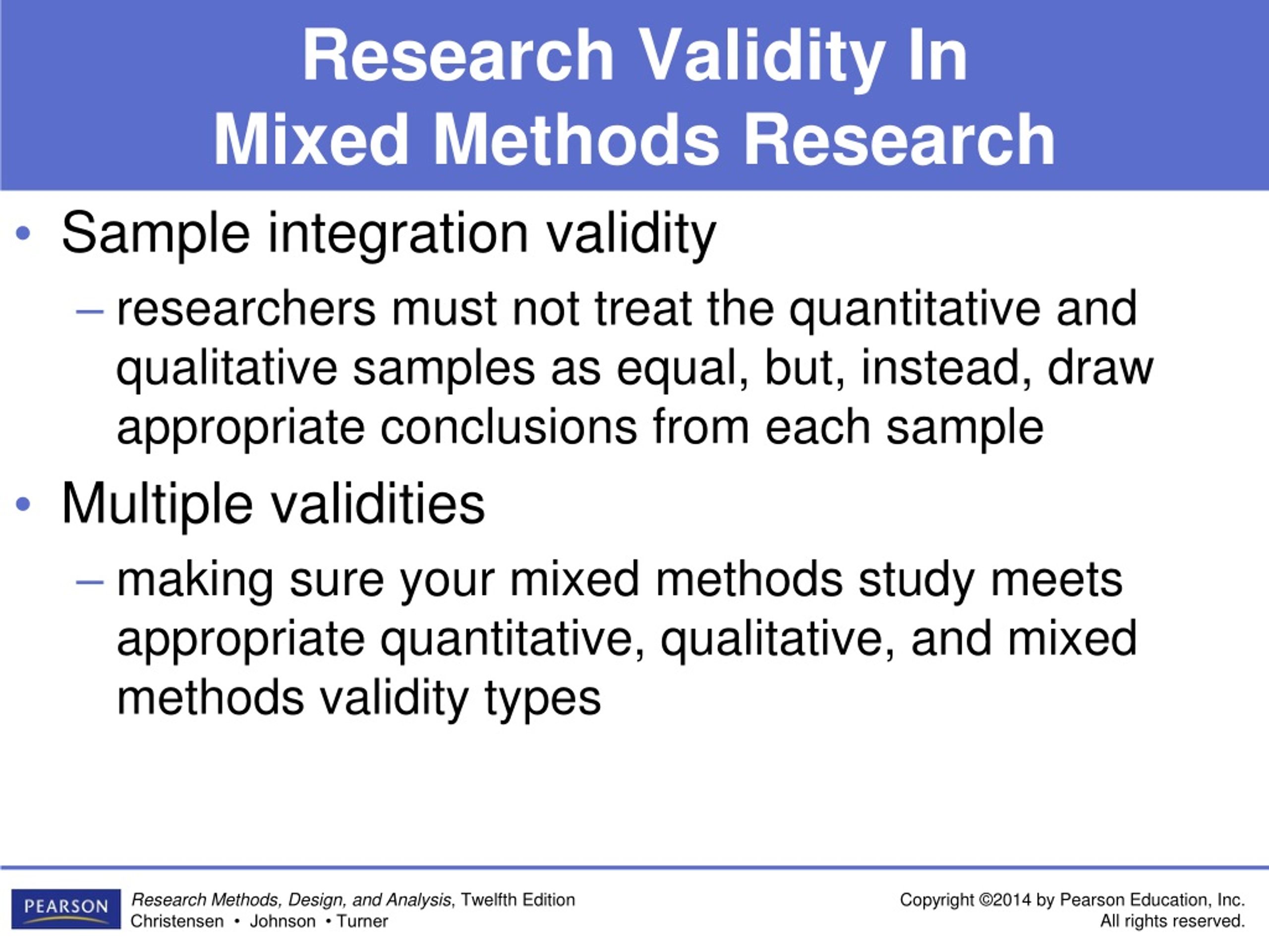 qualitative research methods and validity