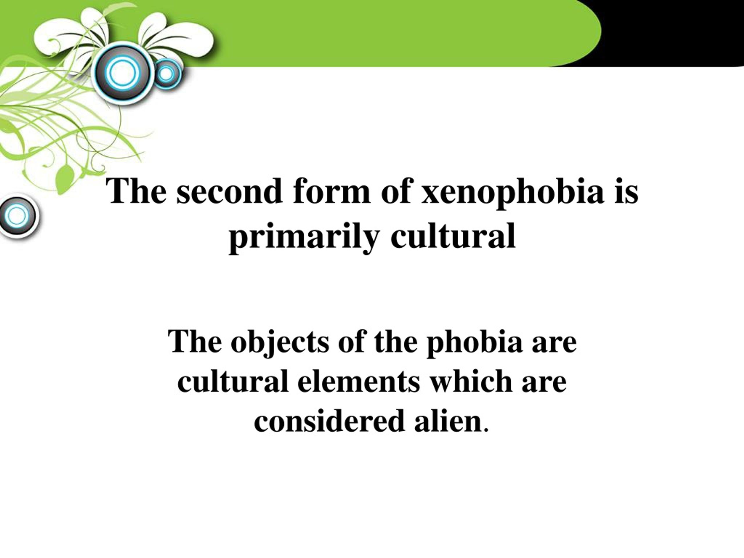 powerpoint presentation about xenophobia