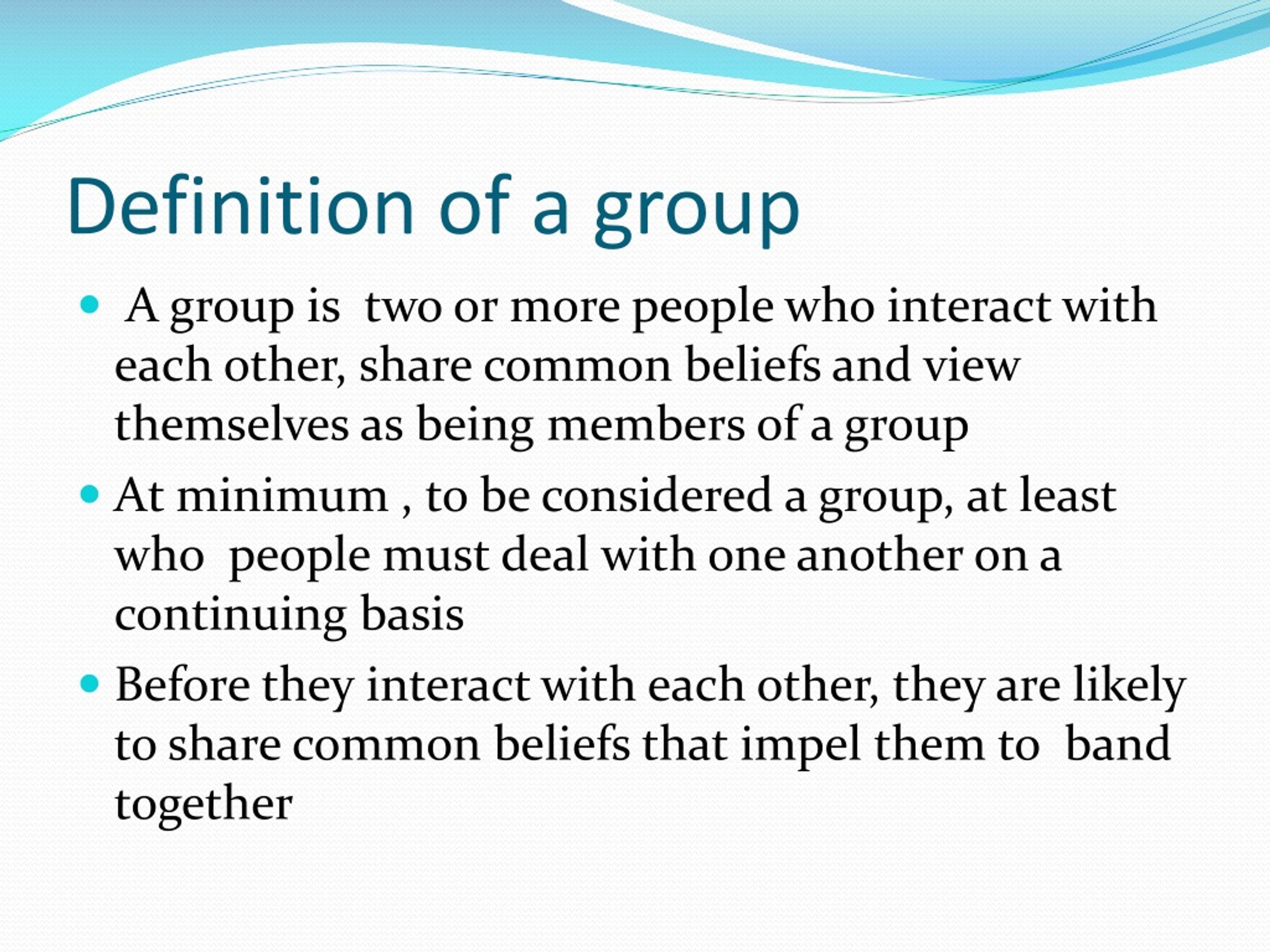 define group methodology