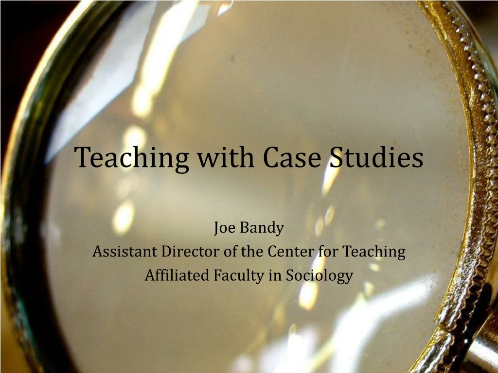 case study on teaching