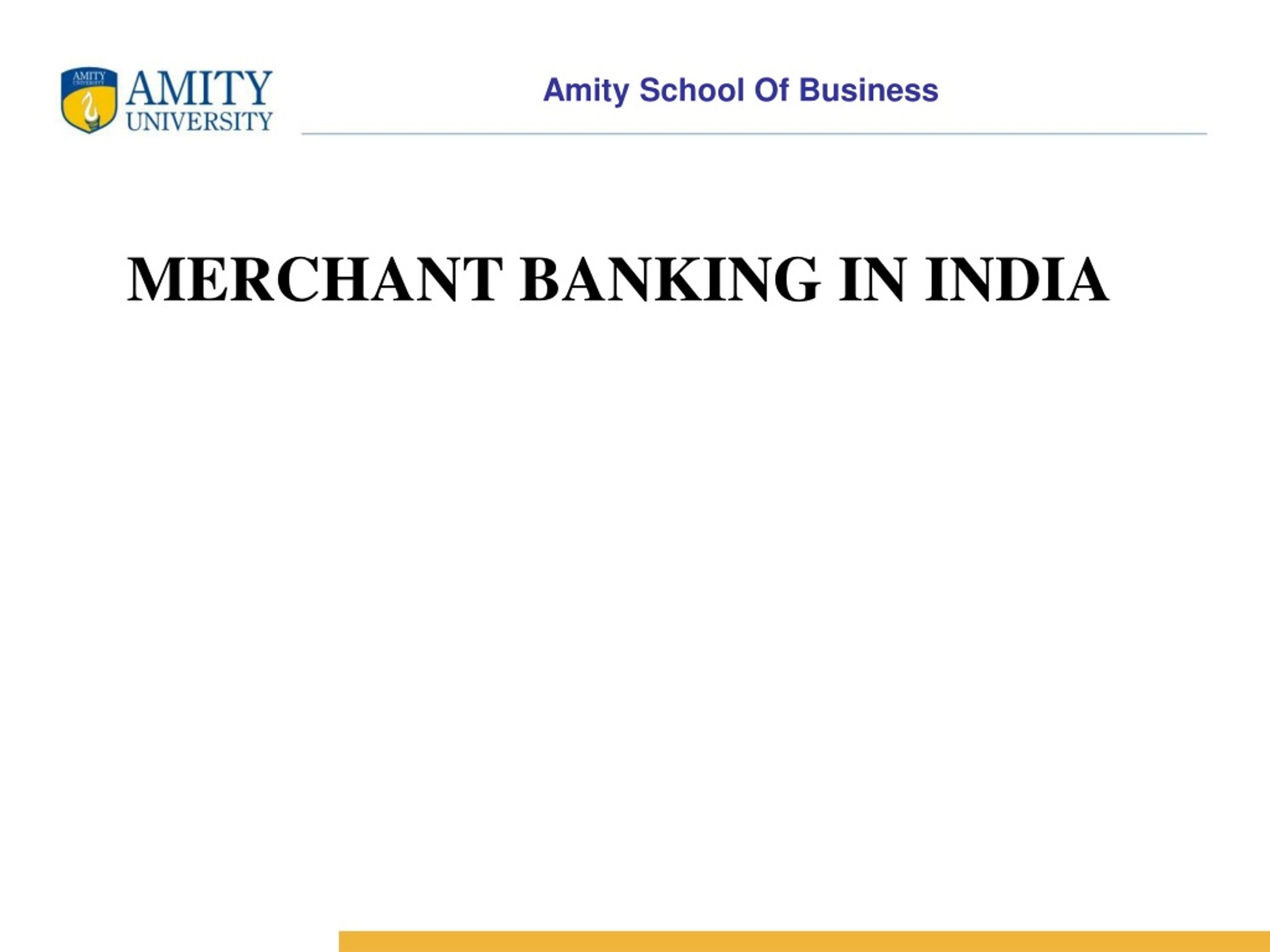 literature review on merchant banking in india