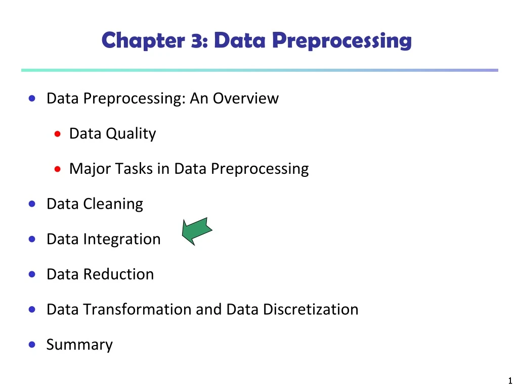 PPT - Chapter 3: Data Preprocessing PowerPoint Presentation, Free ...