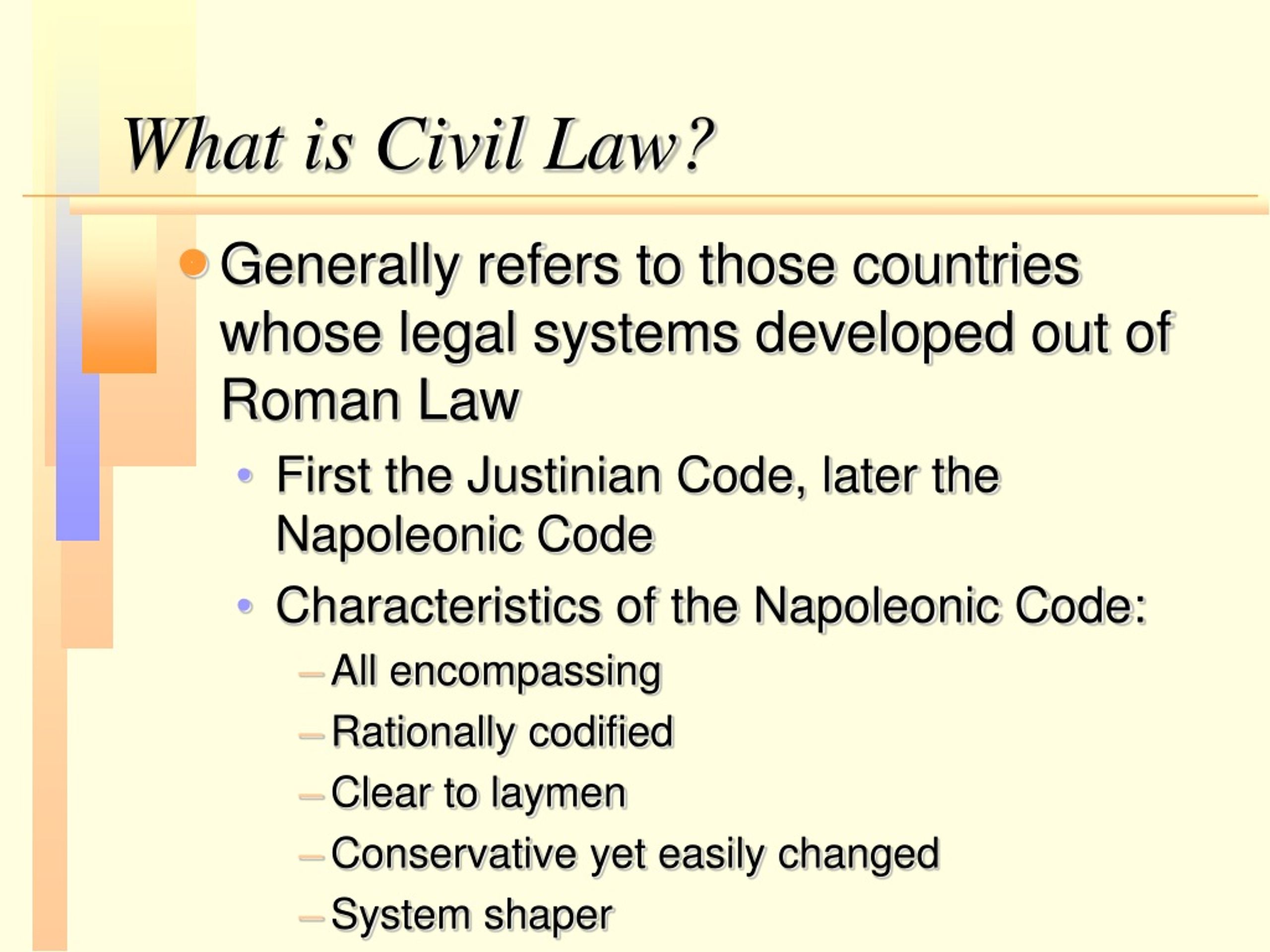 Legal law systems