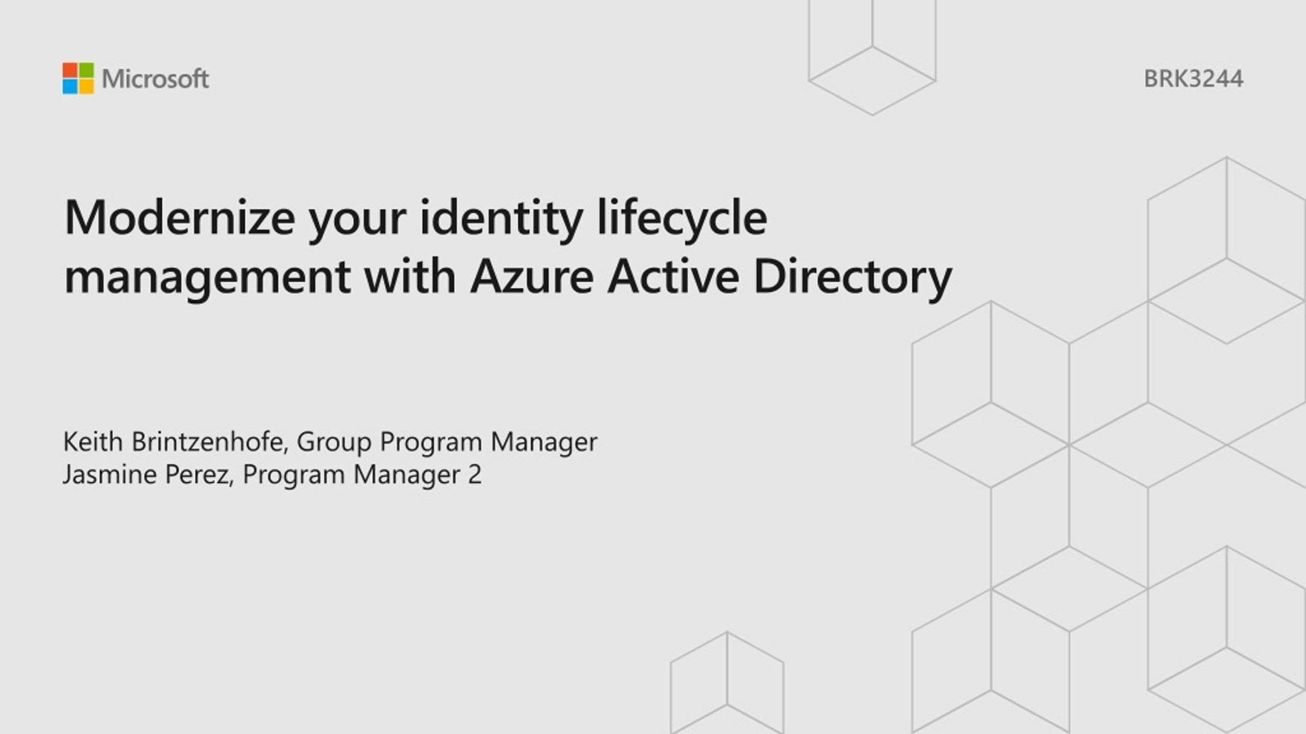 PPT - Modernize your identity lifecycle management with Azure Active ...