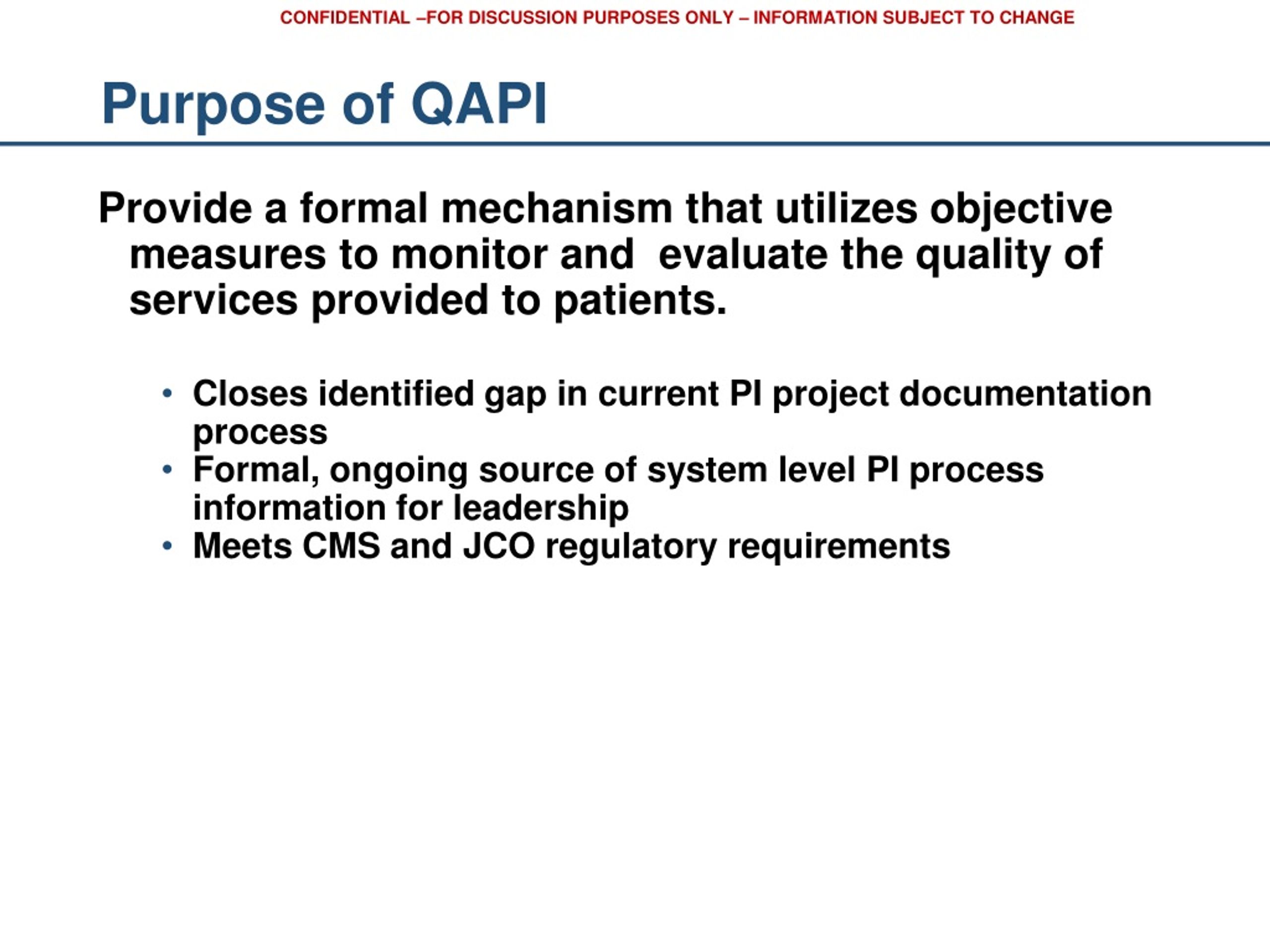 Cms Critical Element Pathway Qapi