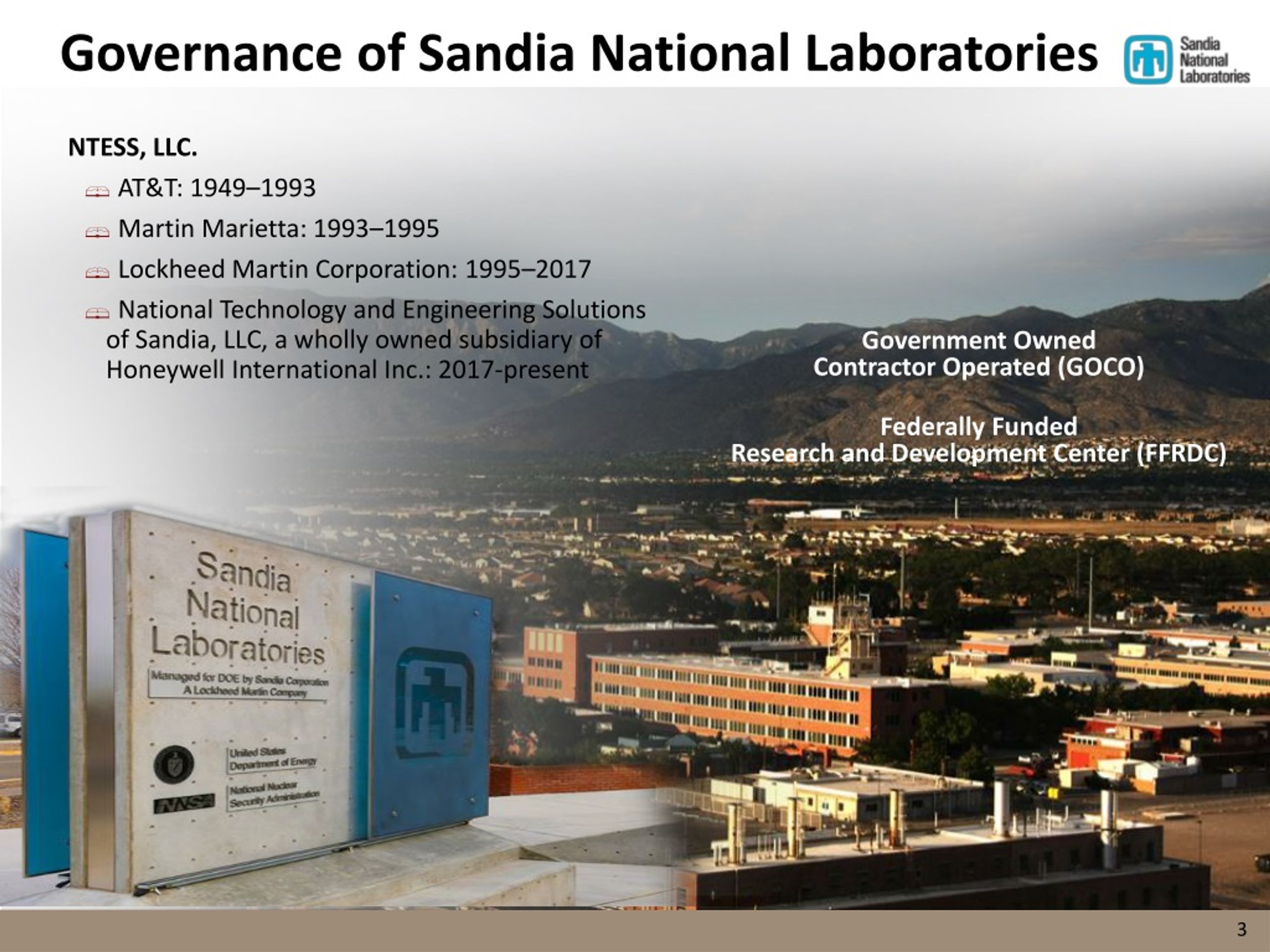 PPT Sandia National Laboratories PowerPoint Presentation, free