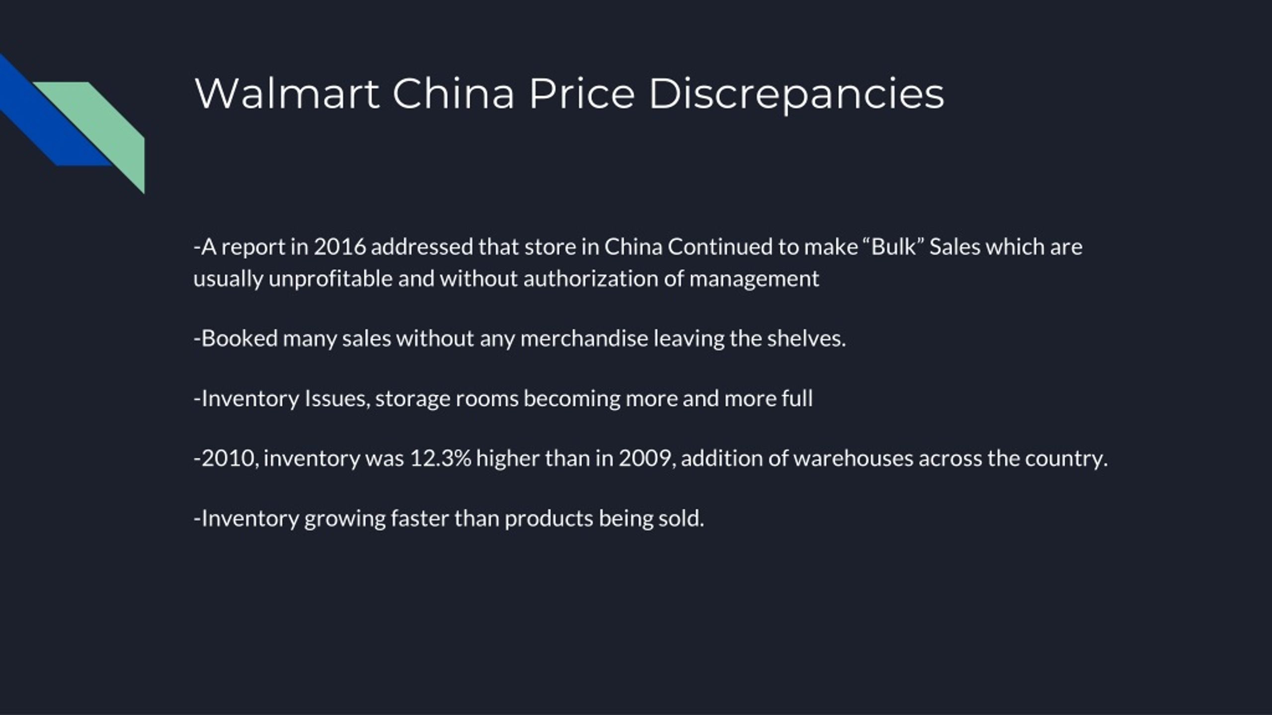 walmart chinese suppliers case study