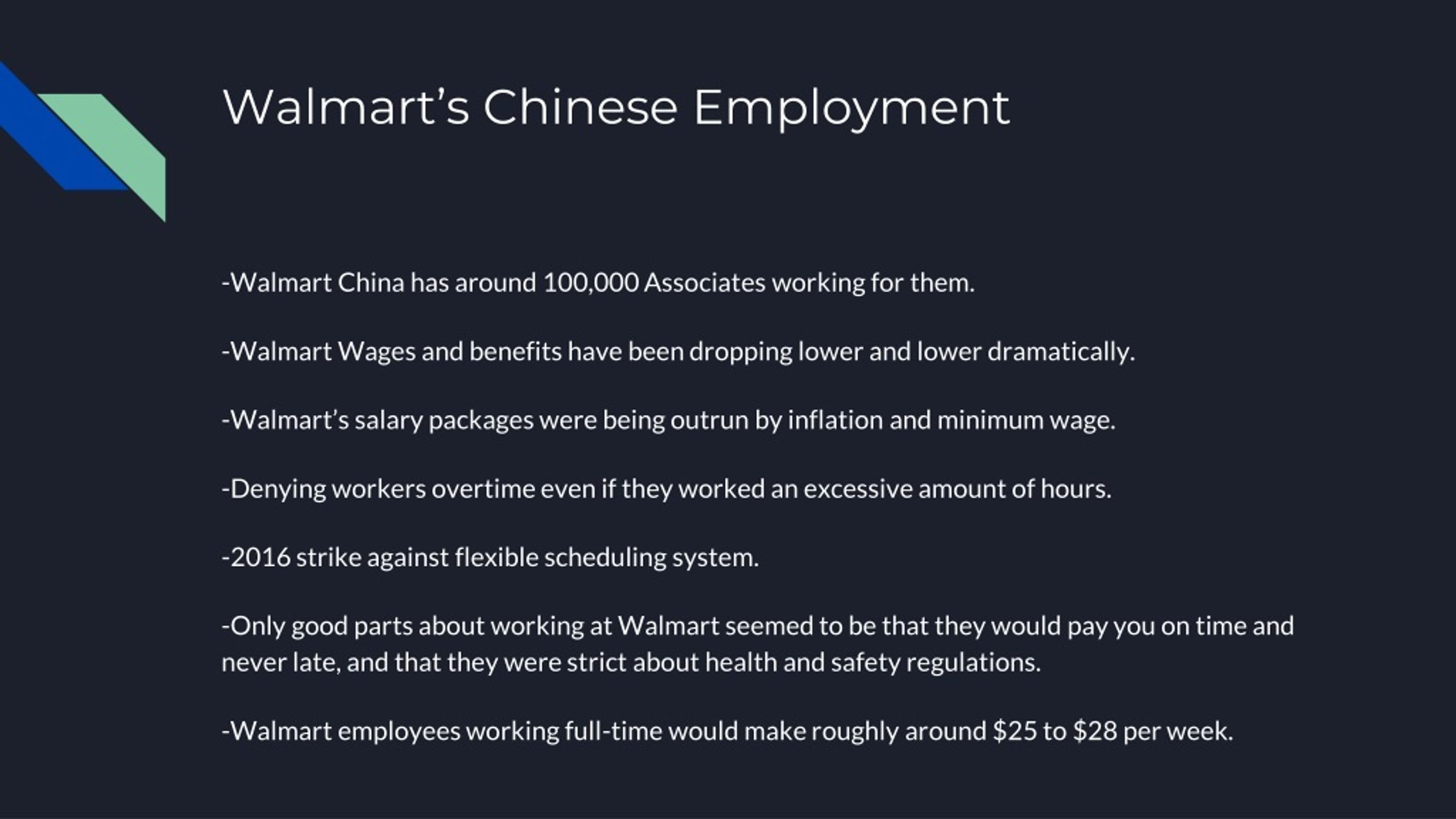 walmart chinese suppliers case study