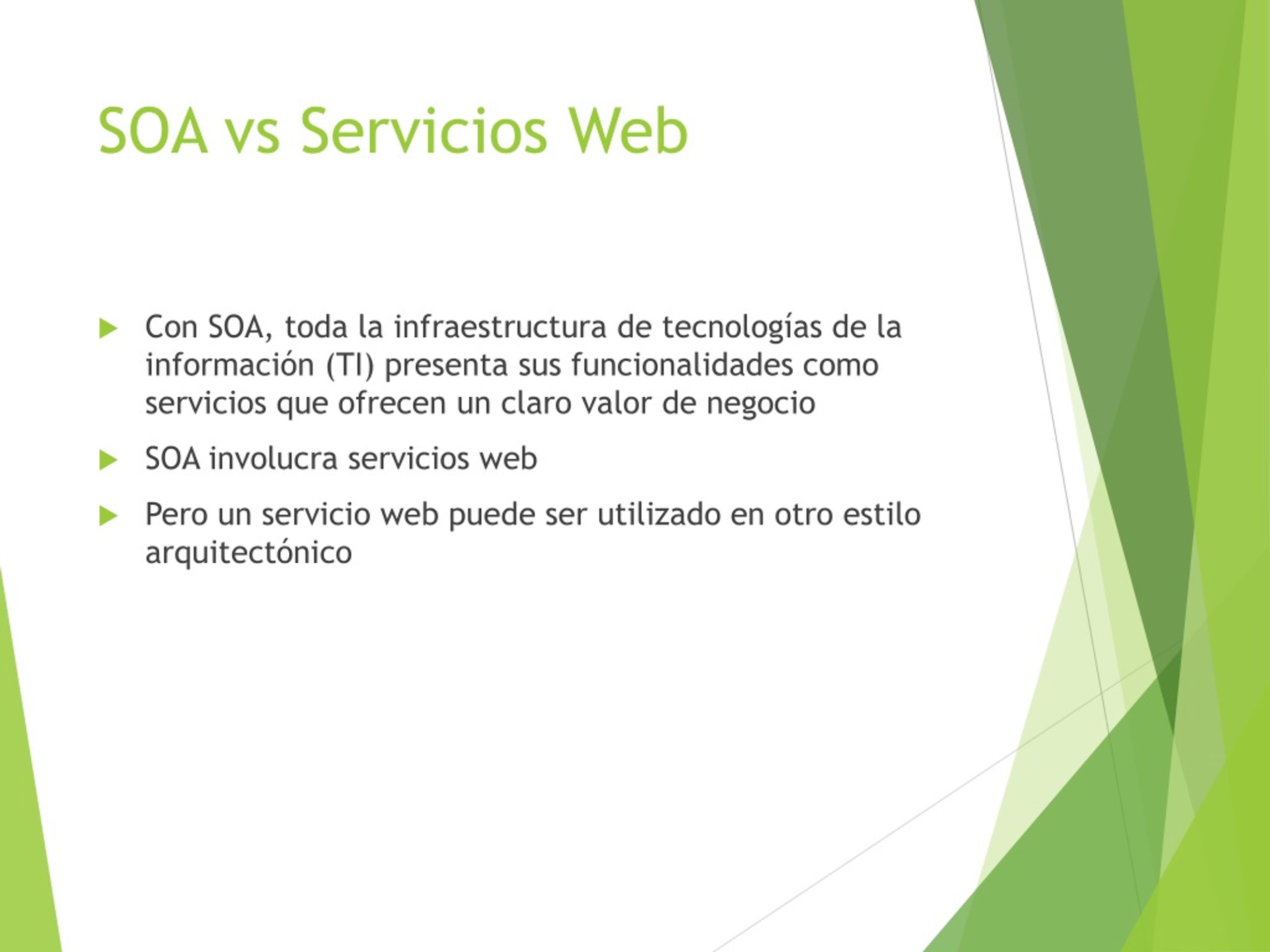 PPT - Arquitectura orientada a servicios (SOA) PowerPoint