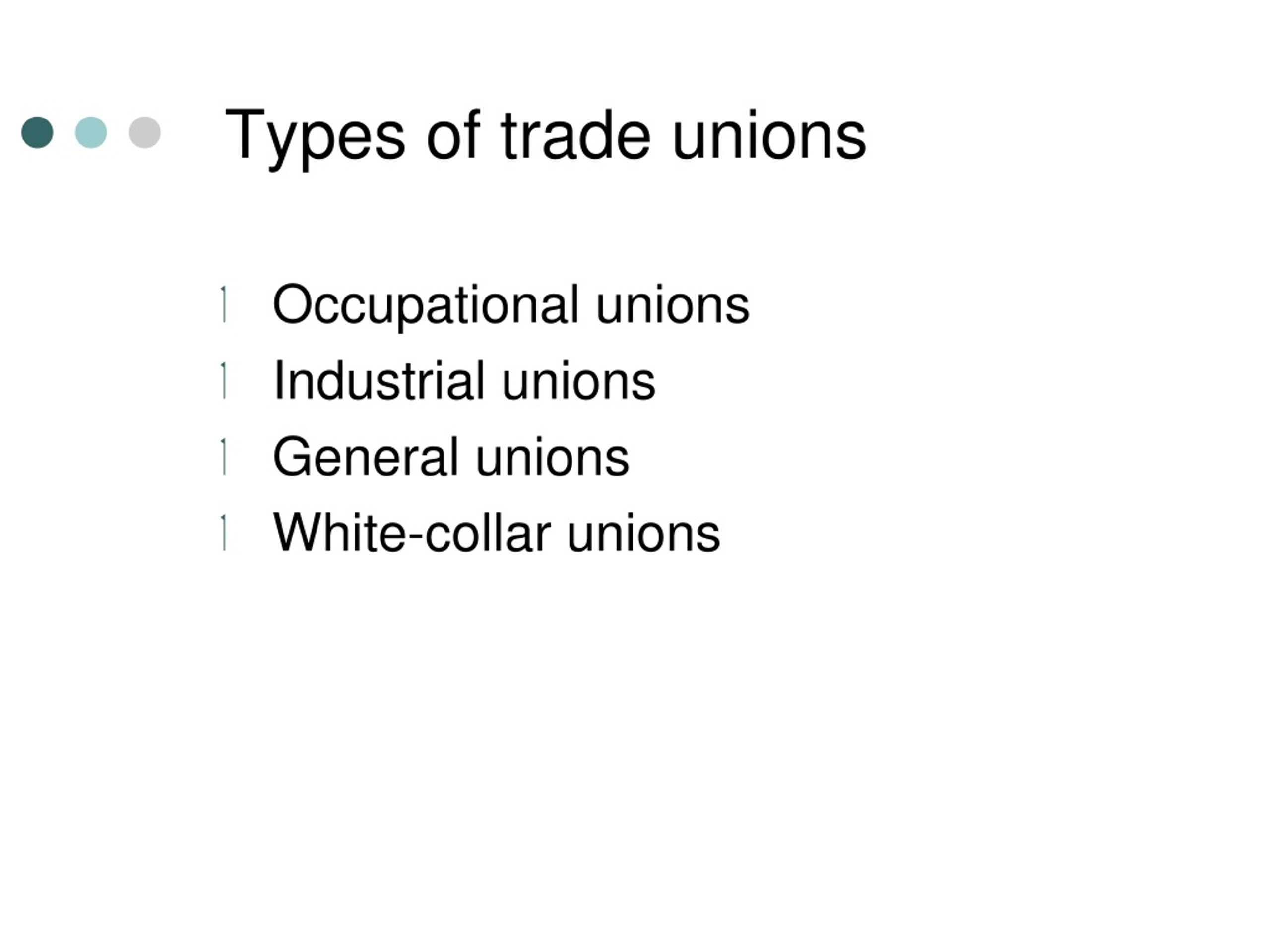 PPT - Trade Unions PowerPoint Presentation, Free Download - ID:9089967