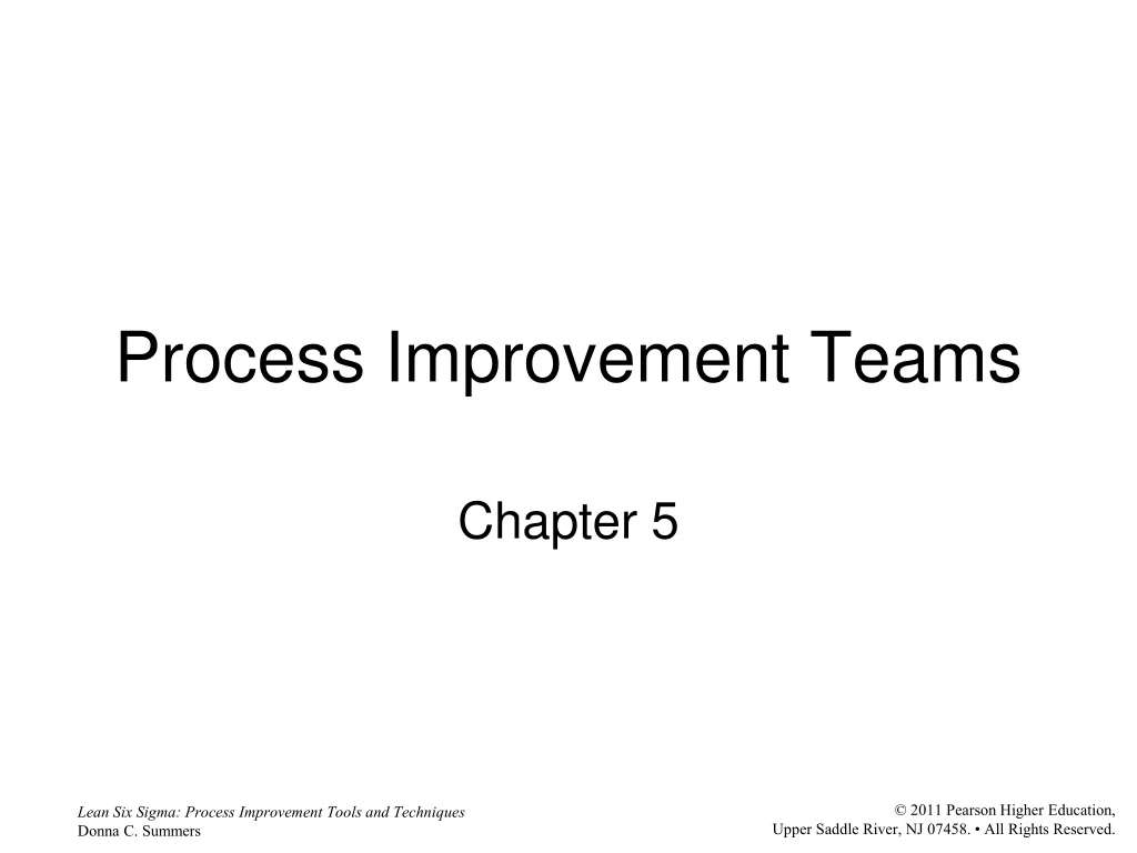 process improvement teams n.