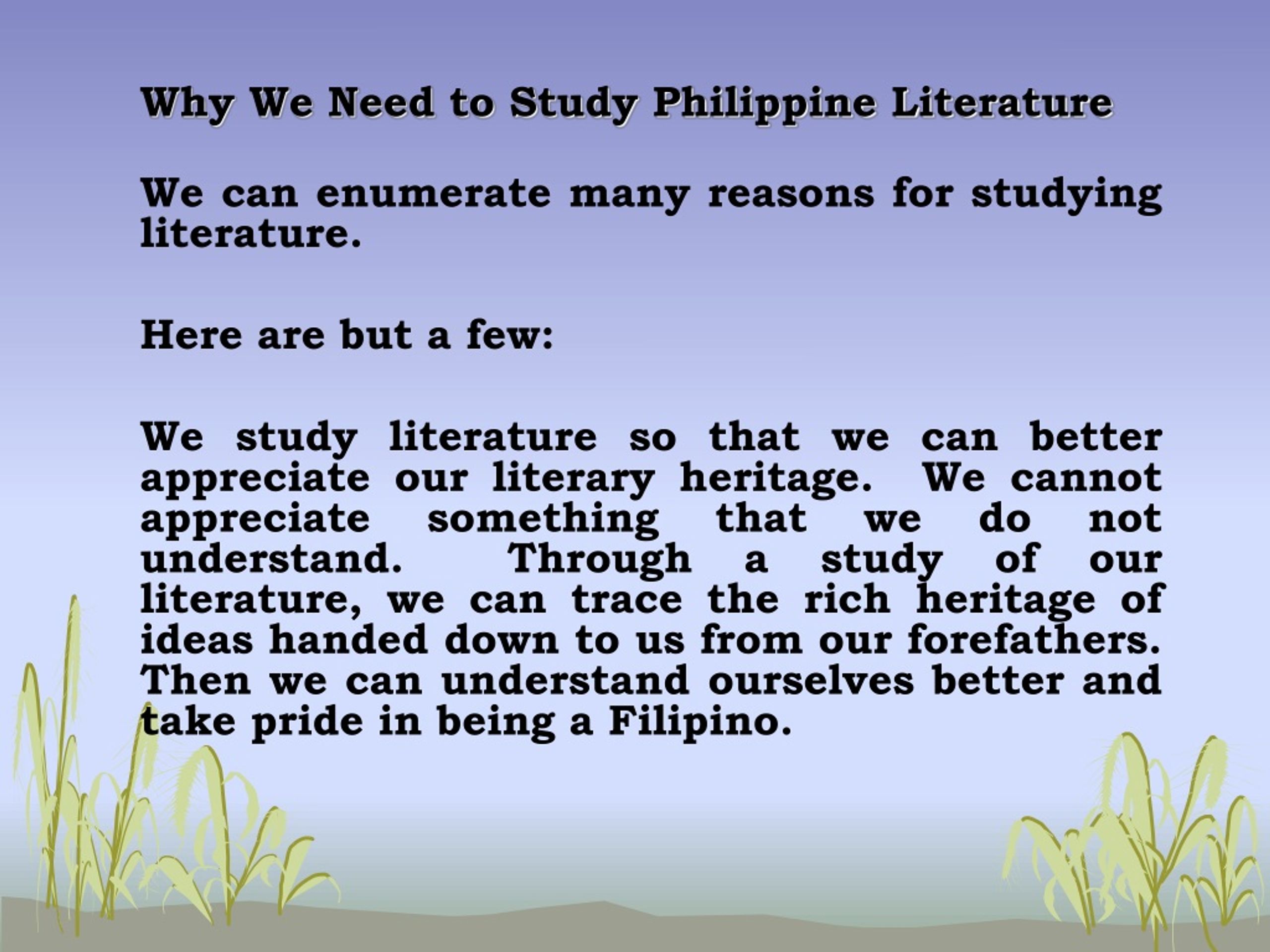 local literature in research philippines