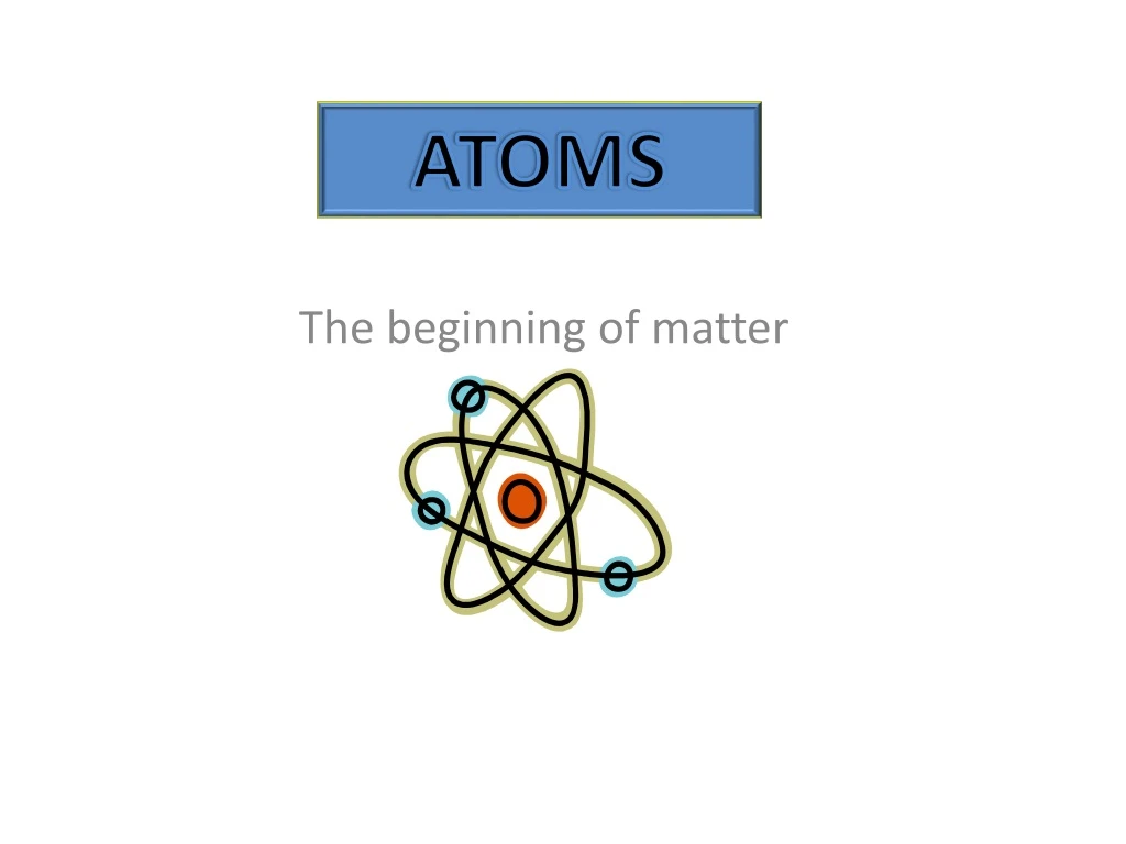 the beginning of matter n.