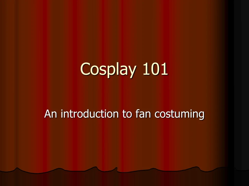 cosplay 101 n.