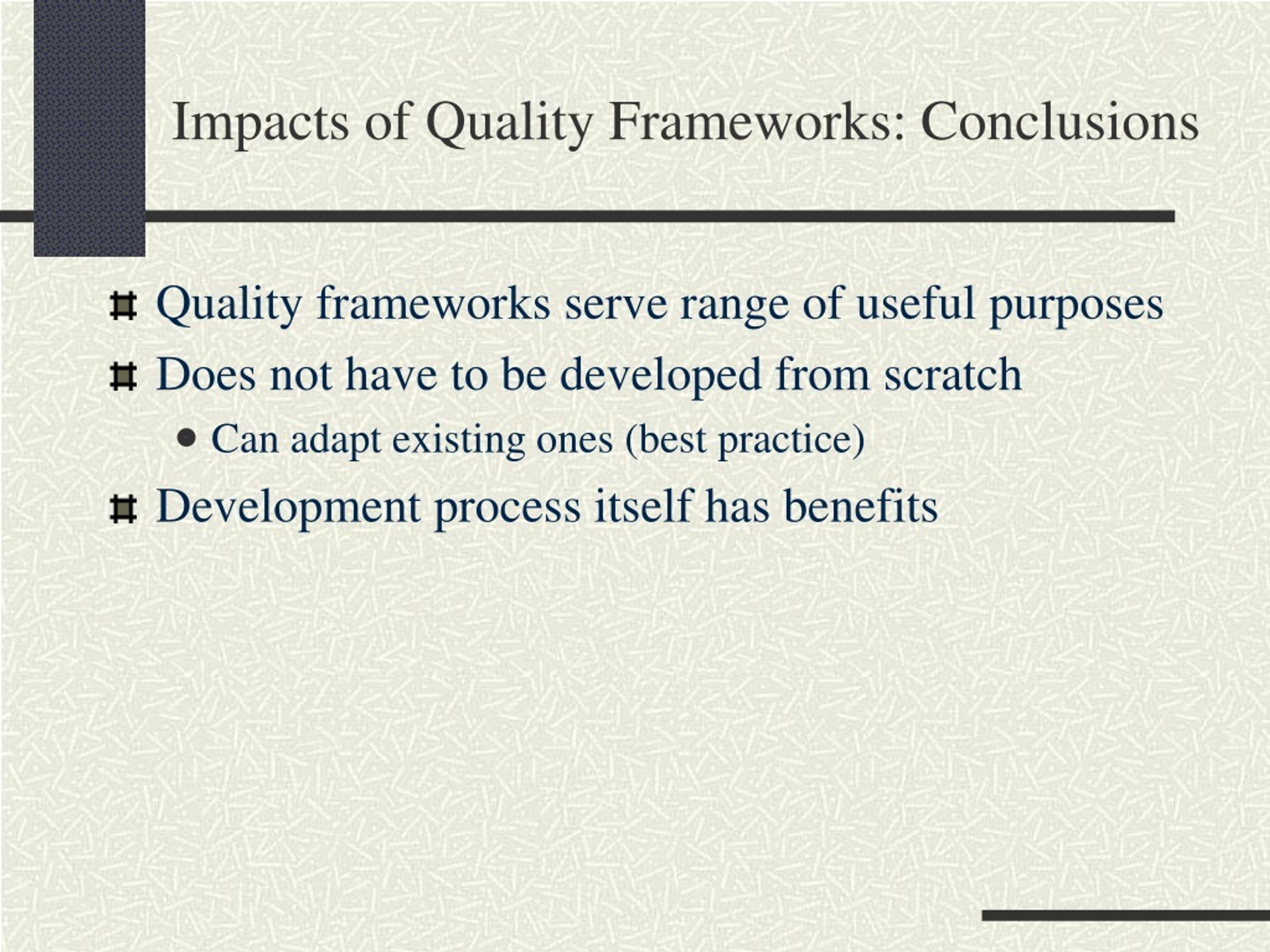 ppt-quality-frameworks-implementation-and-impact-powerpoint