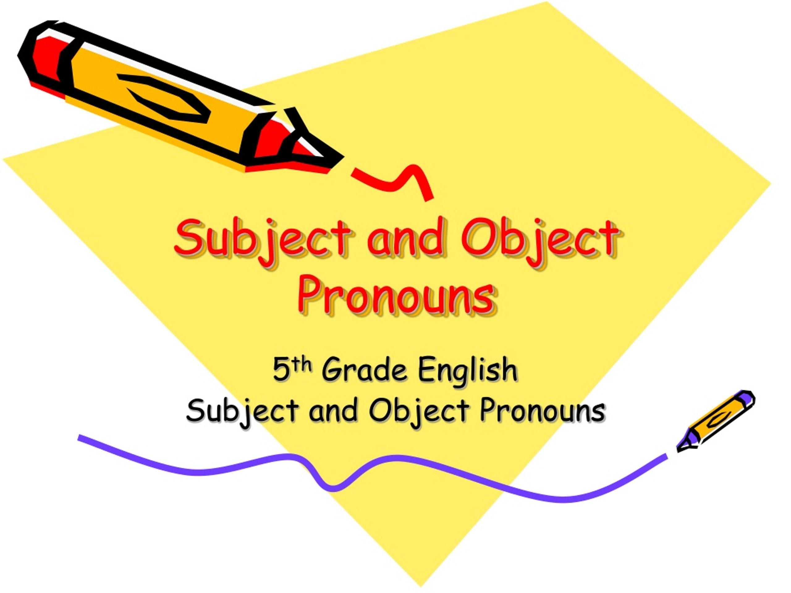 english pronouns powerpoint presentation