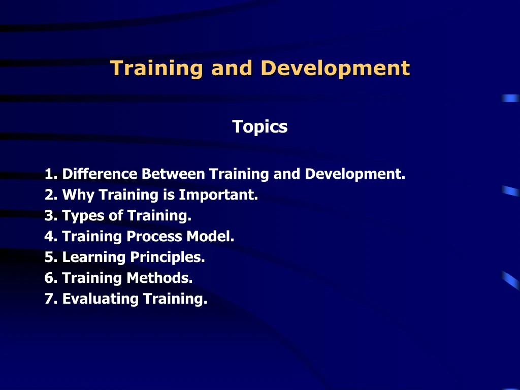 PPT - Training and Development PowerPoint Presentation, free download ...