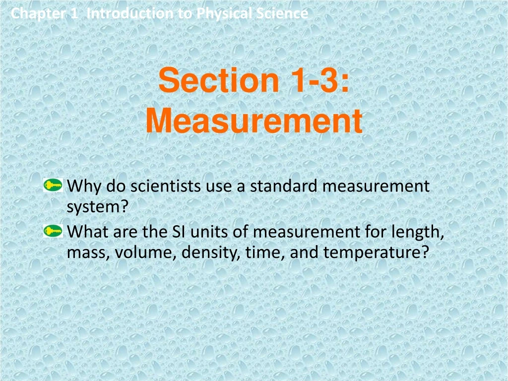 section 1 3 measurement n.