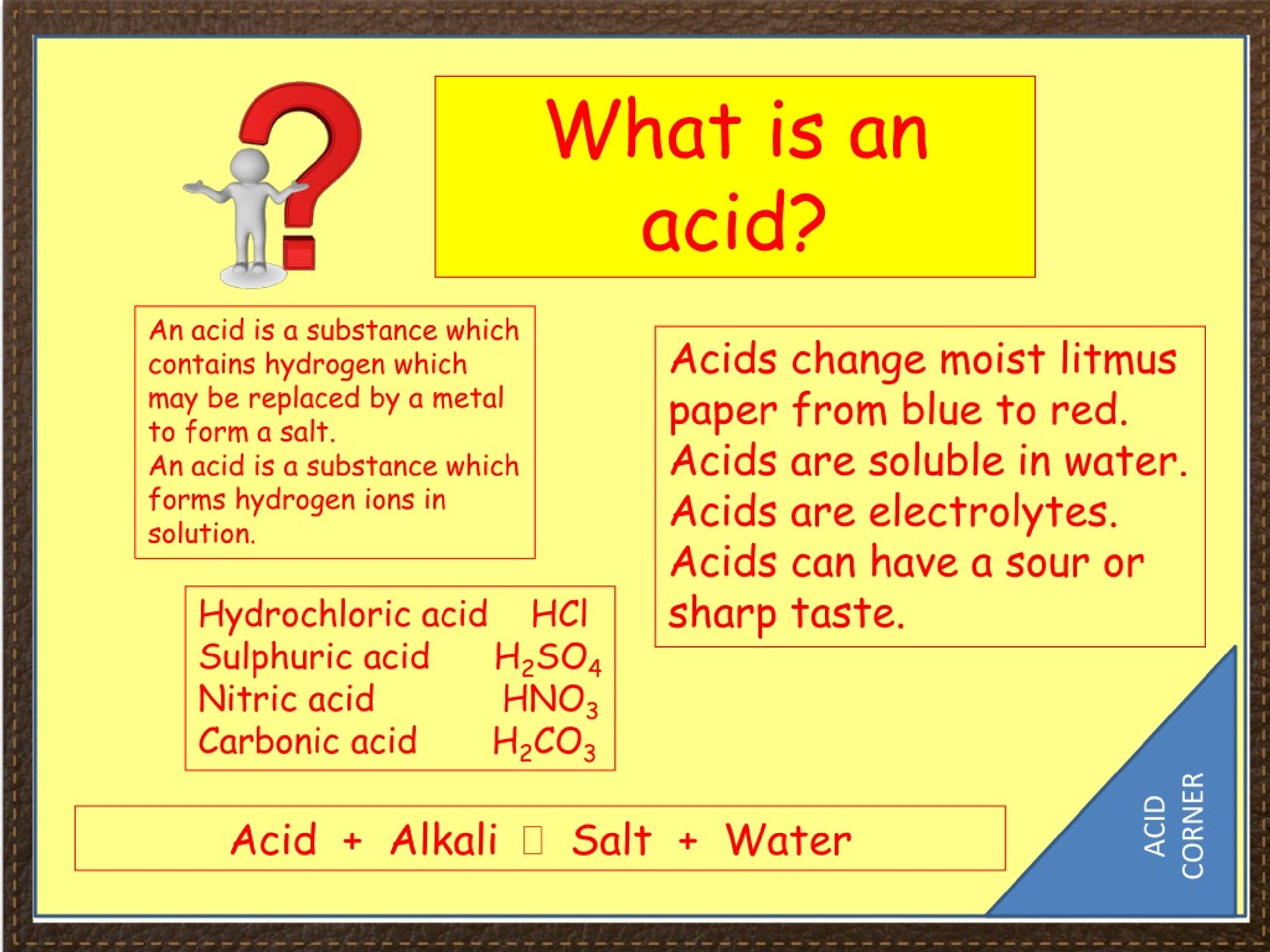 acid definition assignment