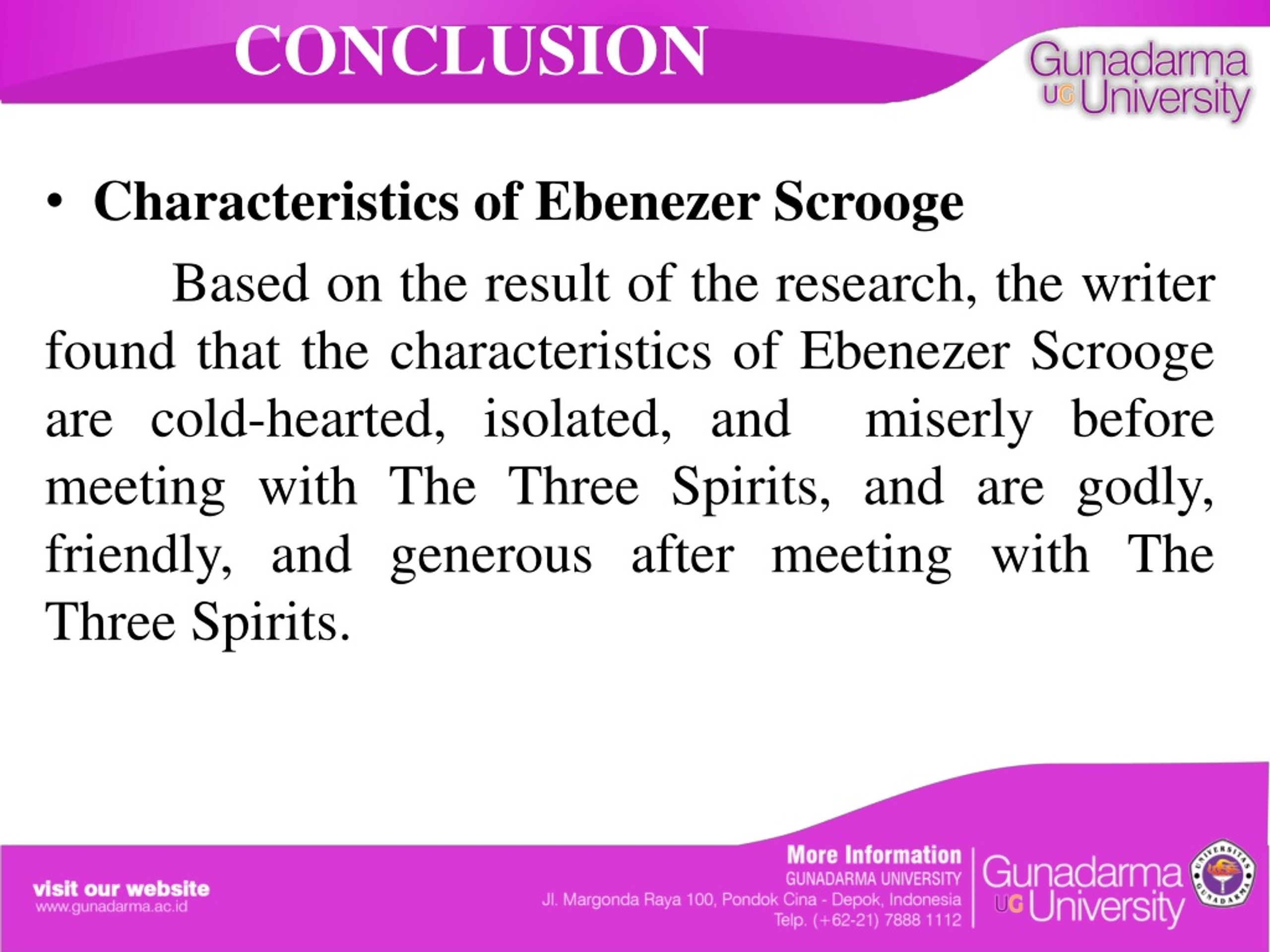 PPT - A Character Analysis on Ebenezer Scrooge in the Novel “A Christmas Carol” by Charles ...