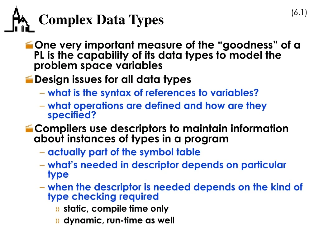 PPT - Complex Data Types PowerPoint Presentation, free download - ID ...