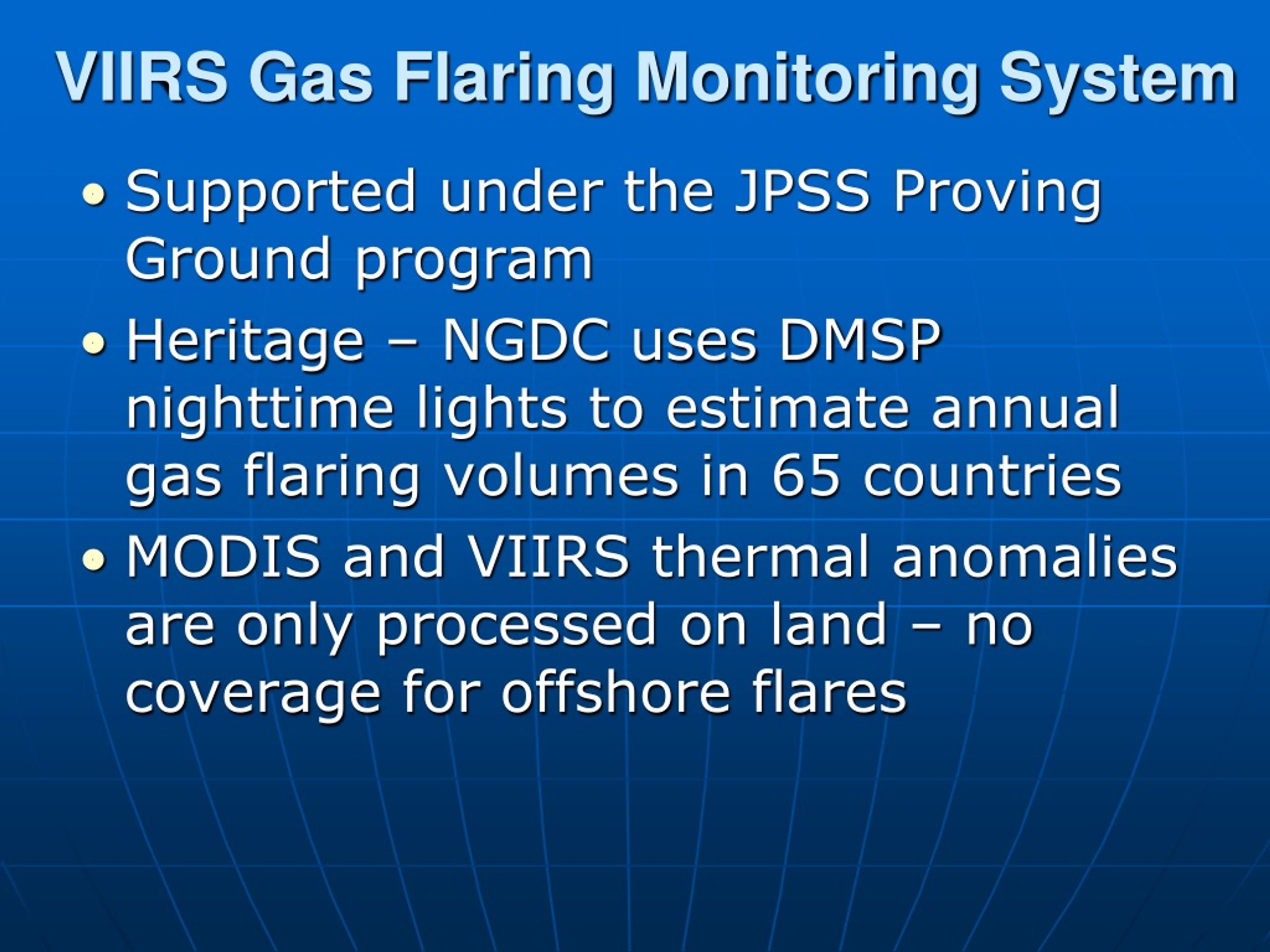 PPT - Mapping urban development and gas flaring activity with nighttime ...