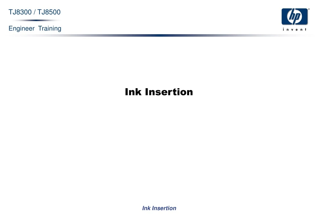 ink insertion n.