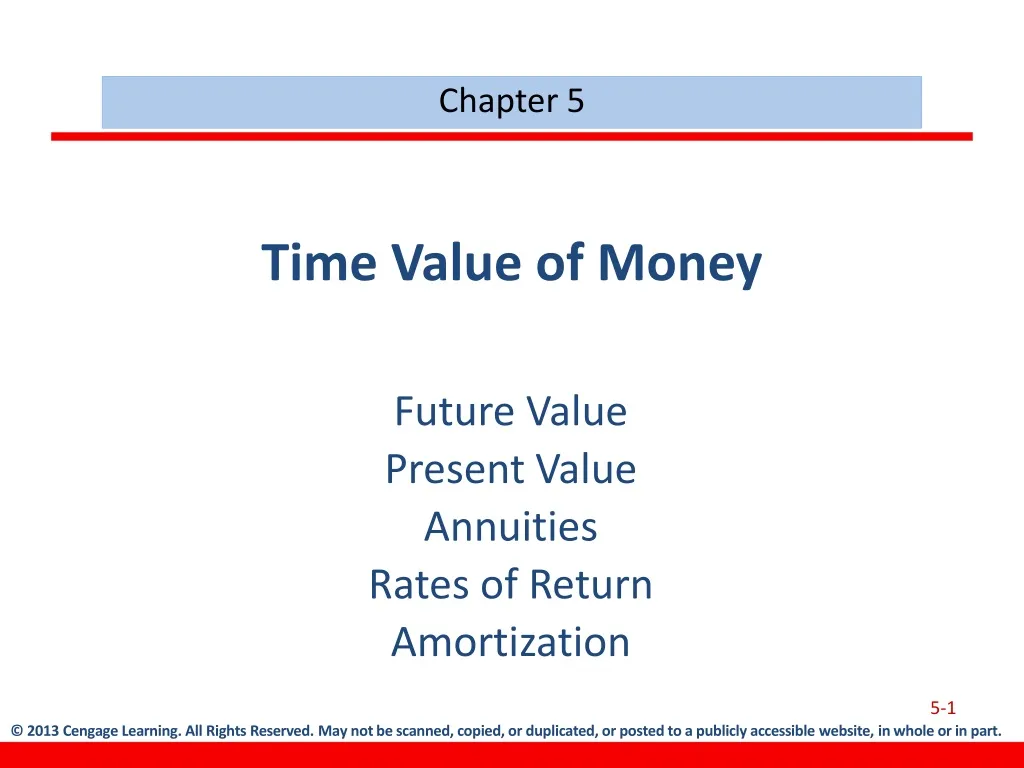 time value of money n.