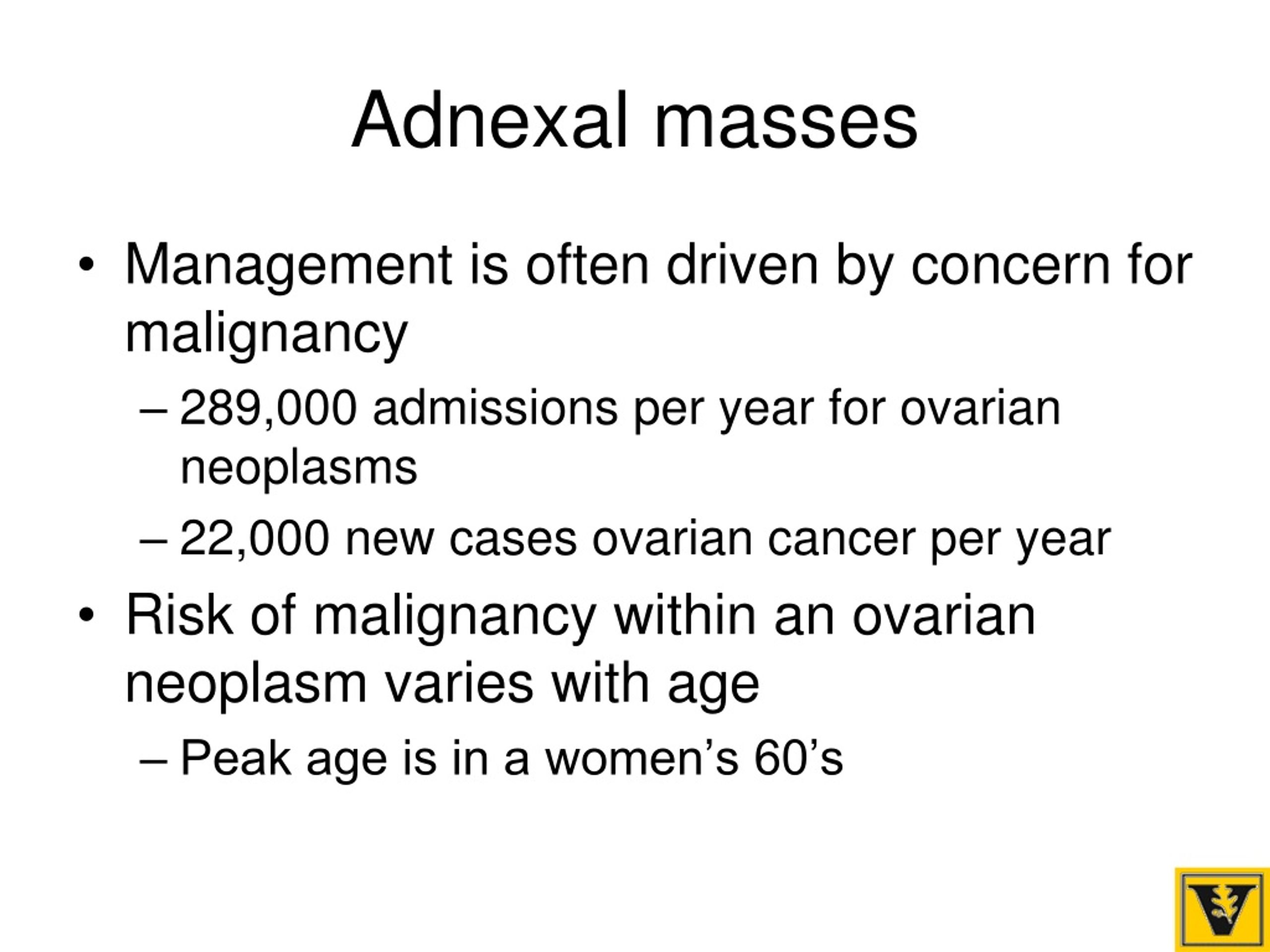 PPT - MANAGEMENT OF ADNEXAL MASSES PowerPoint Presentation, Free ...