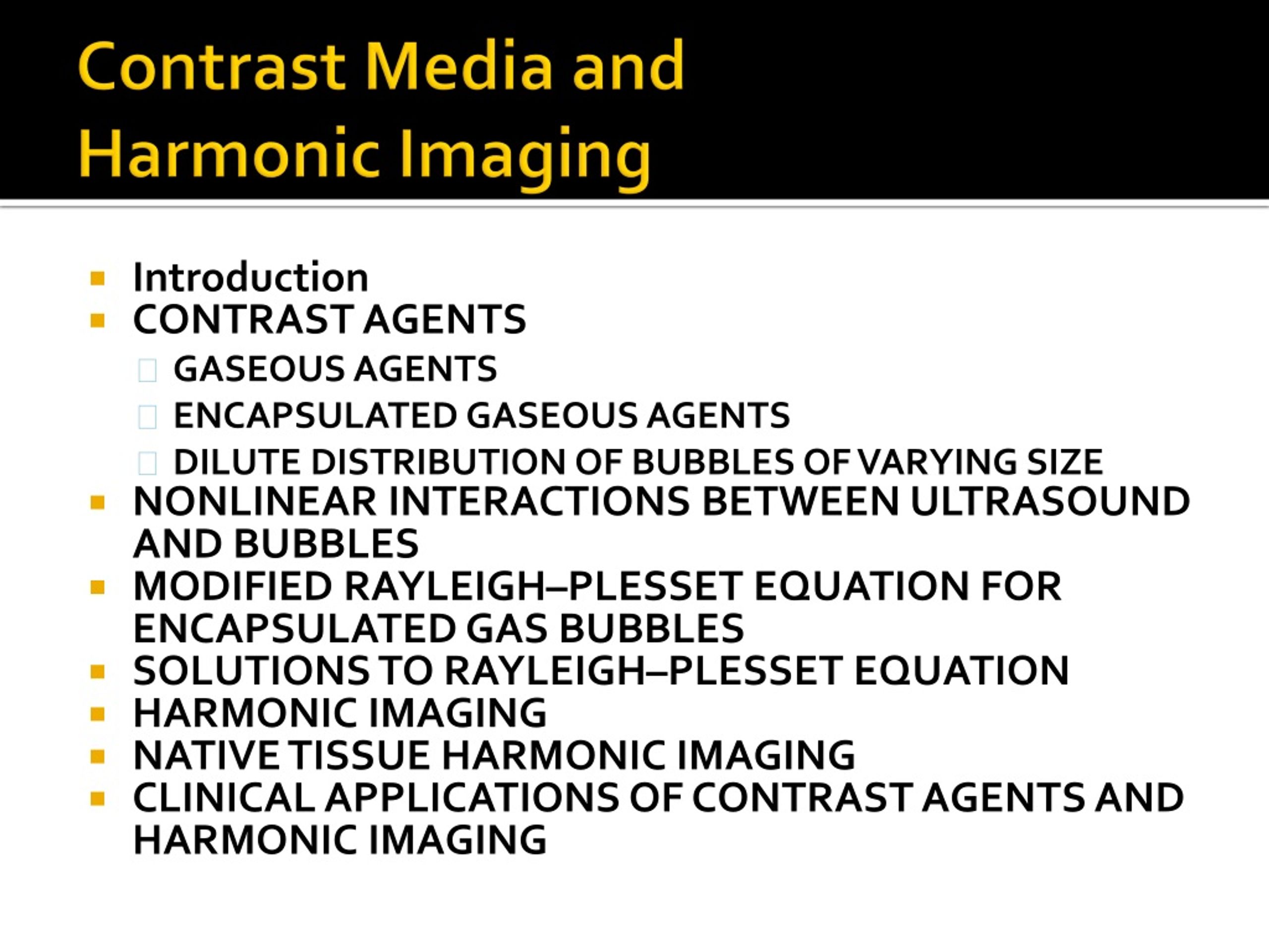 PPT - Contrast Media And Harmonic Imaging PowerPoint Presentation, Free ...