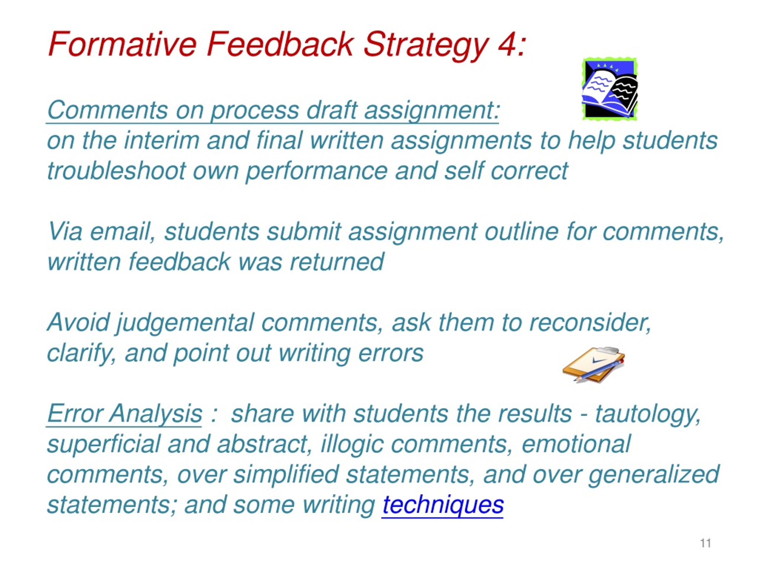 PPT - The Use Of Formative Feedback To Support Student Learning ...