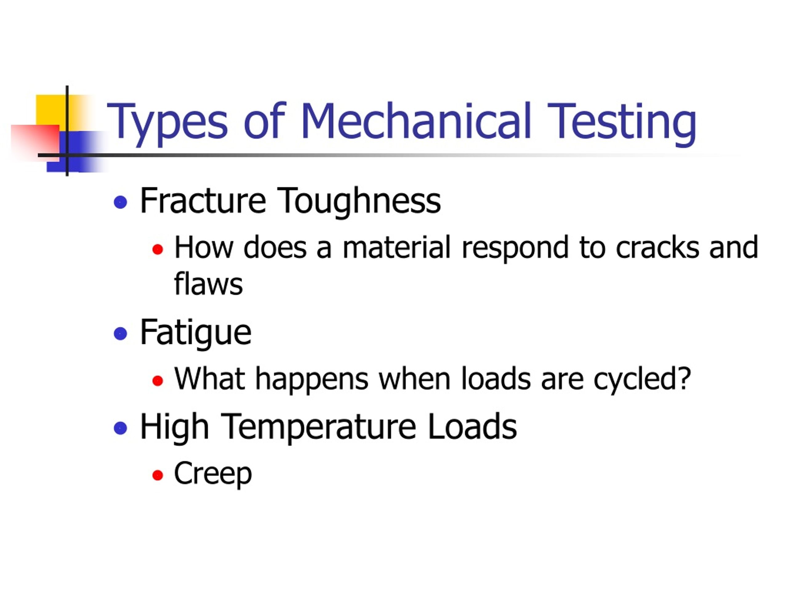 PPT - Mechanical Properties And Property Testing PowerPoint ...