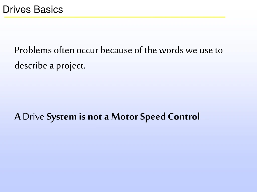 drives basics n.