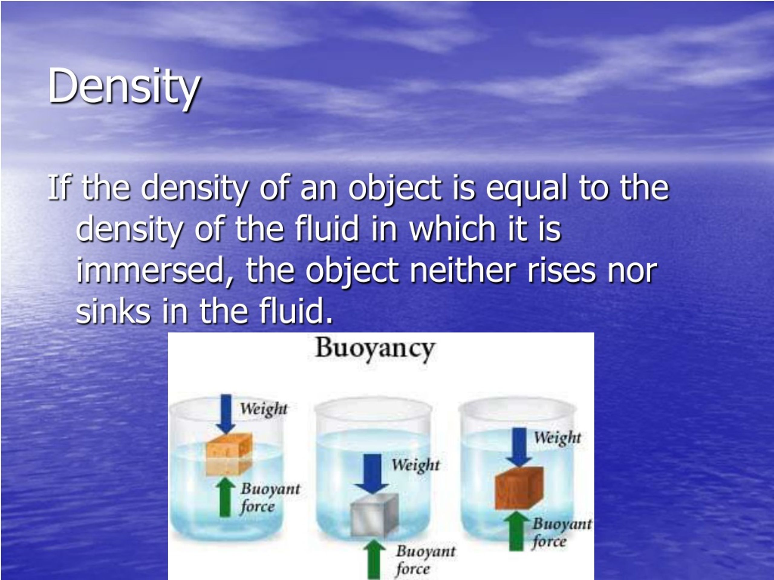 density of liquid water